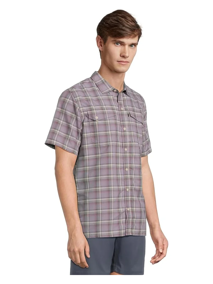 Рубашка L.L.Bean SunSmart Cool Weave Woven Short — изображение 2 из 5, фиолетовый/темный