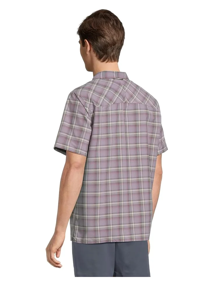 Рубашка L.L.Bean SunSmart Cool Weave Woven Short — изображение 3 из 5, фиолетовый/темный
