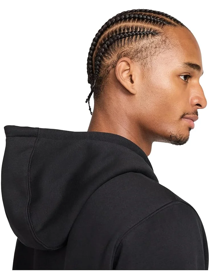 Худи Nike Club Full-zip Fleece Hoodie — изображение 5 из 6, черный/черный/белый