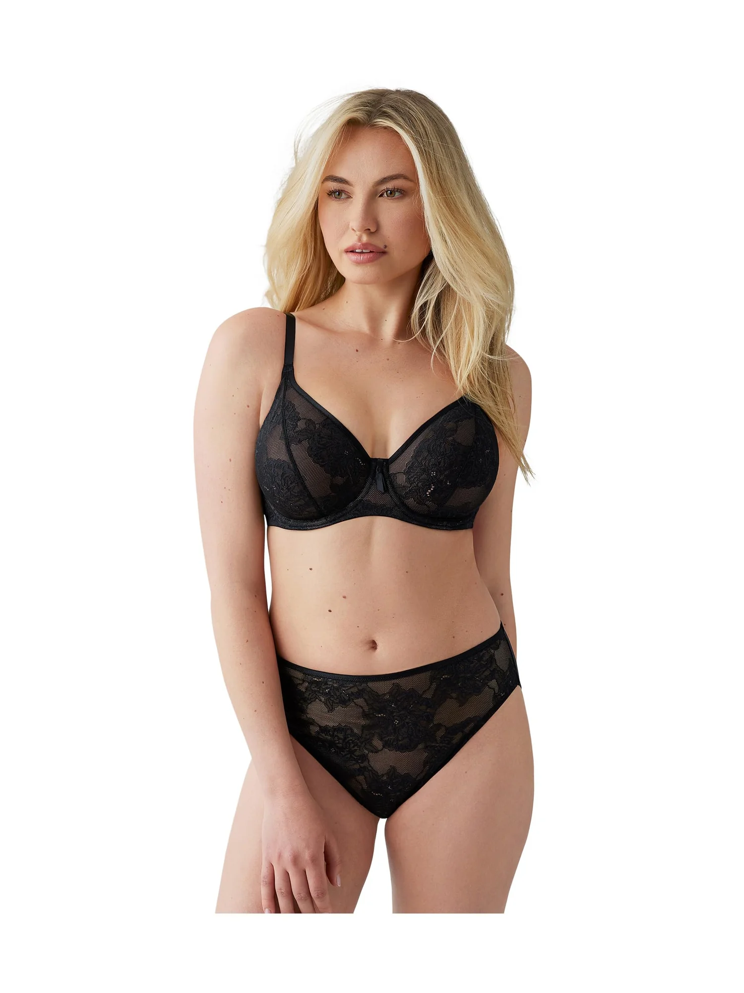 Бюстгальтер Wacoal Full Bloom Full Coverage Underwire Bra 855409 — изображение 4 из 4, черный