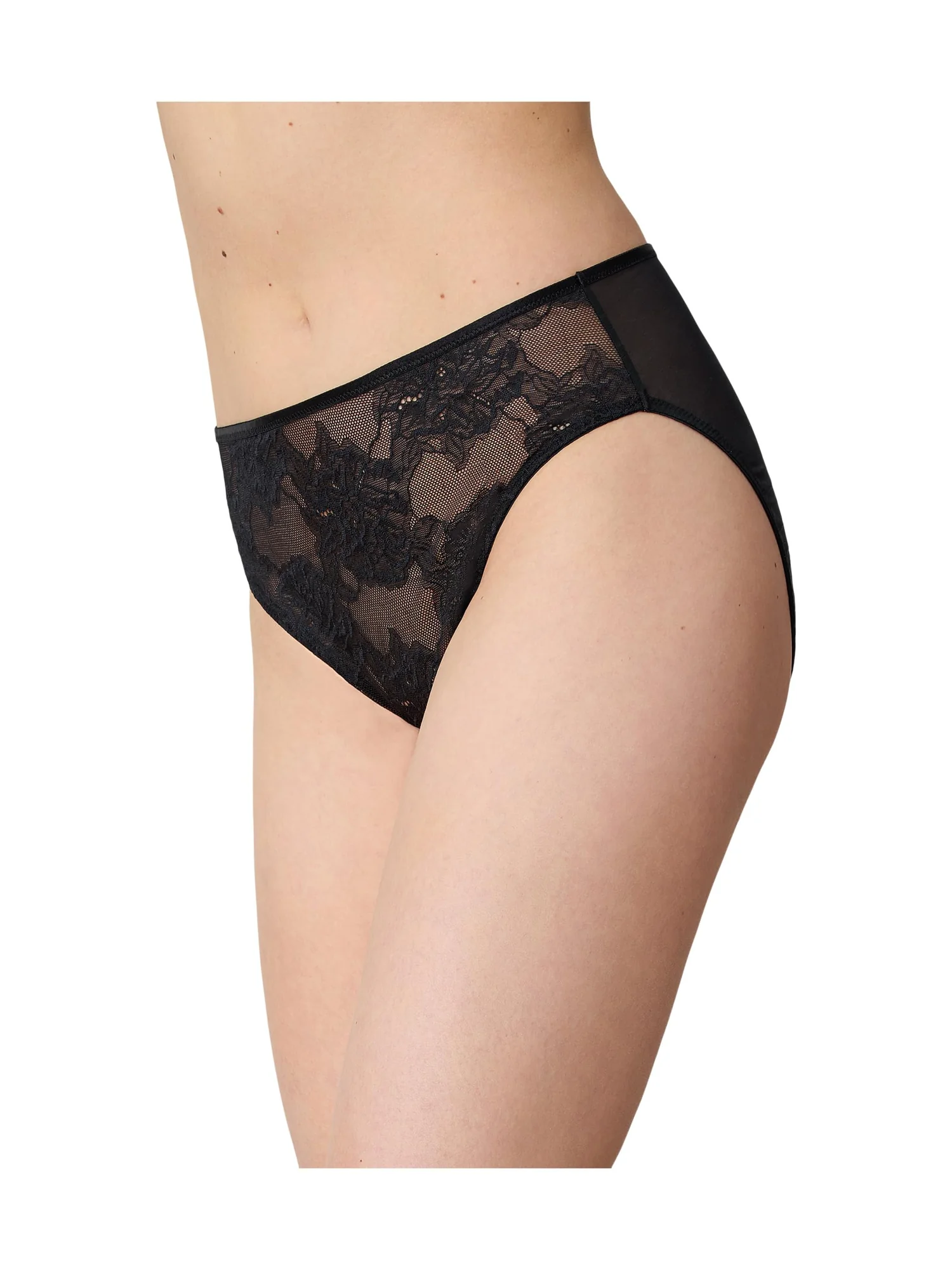 Трусы Wacoal High Cut Brief Panty — изображение 1 из 2, черный