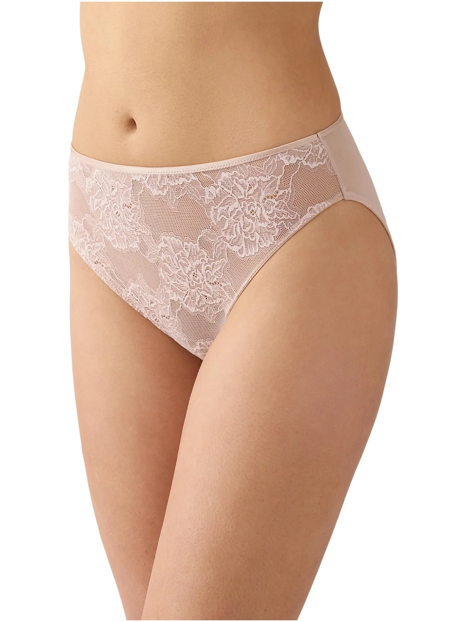 Трусы Wacoal High Cut Brief Panty — изображение 1 из 2, розовый