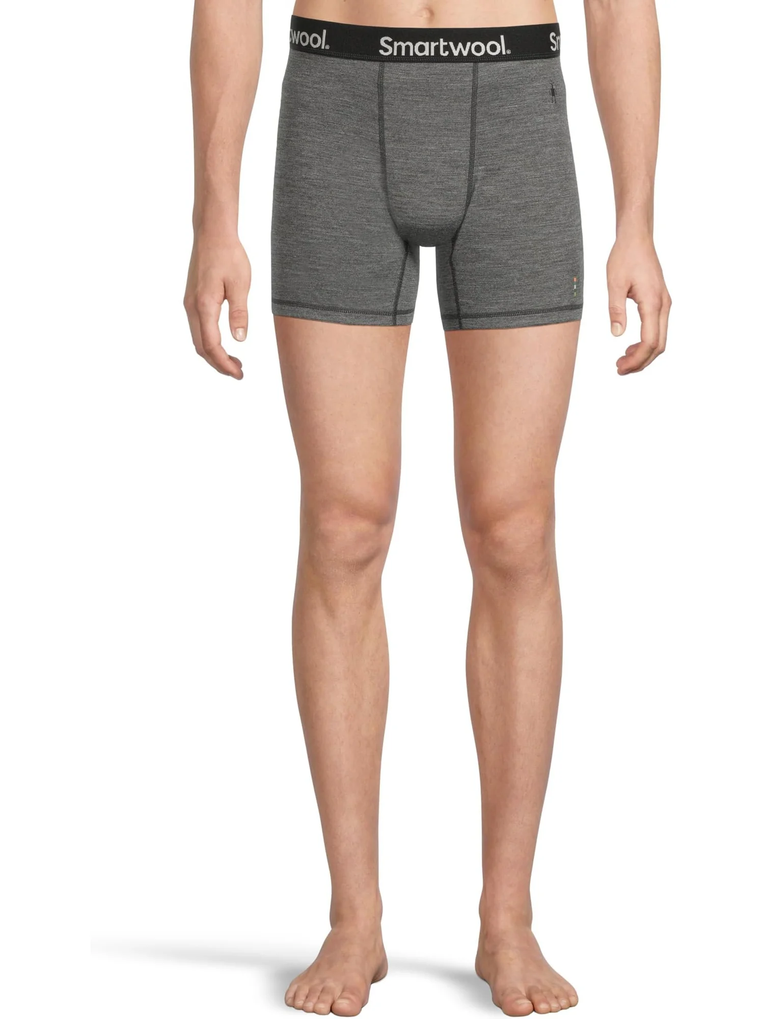 Боксеры Smartwool Boxer Brief — изображение 1 из 4, серый