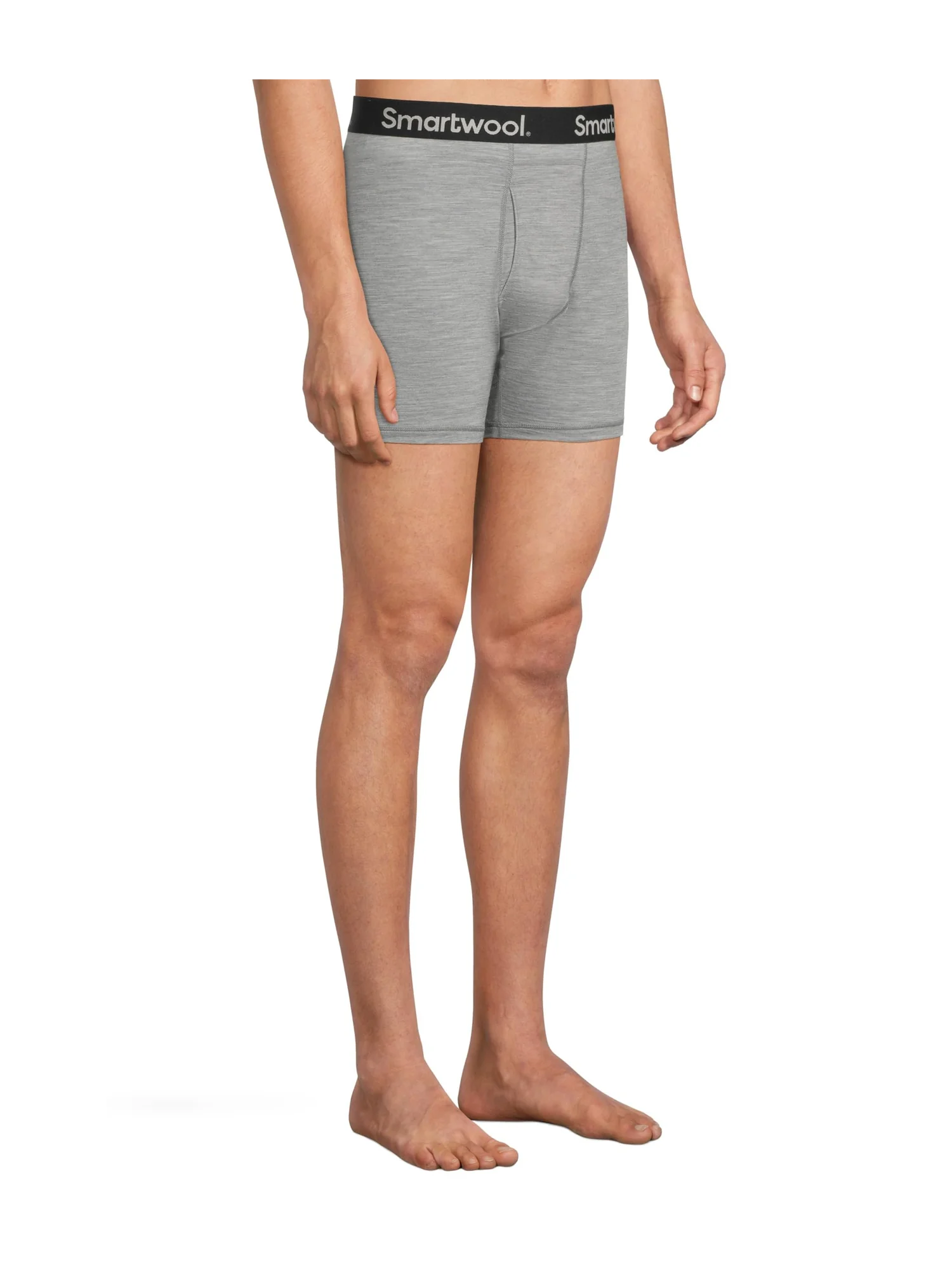 Трусы-боксеры Smartwool Merino Boxer Brief — изображение 2 из 4, светлый серый