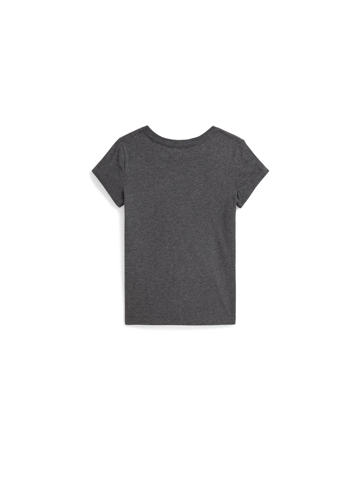 Футболка Polo Ralph Lauren Kids Cotton Jersey Letterman Tee — изображение 2 из 2, серый