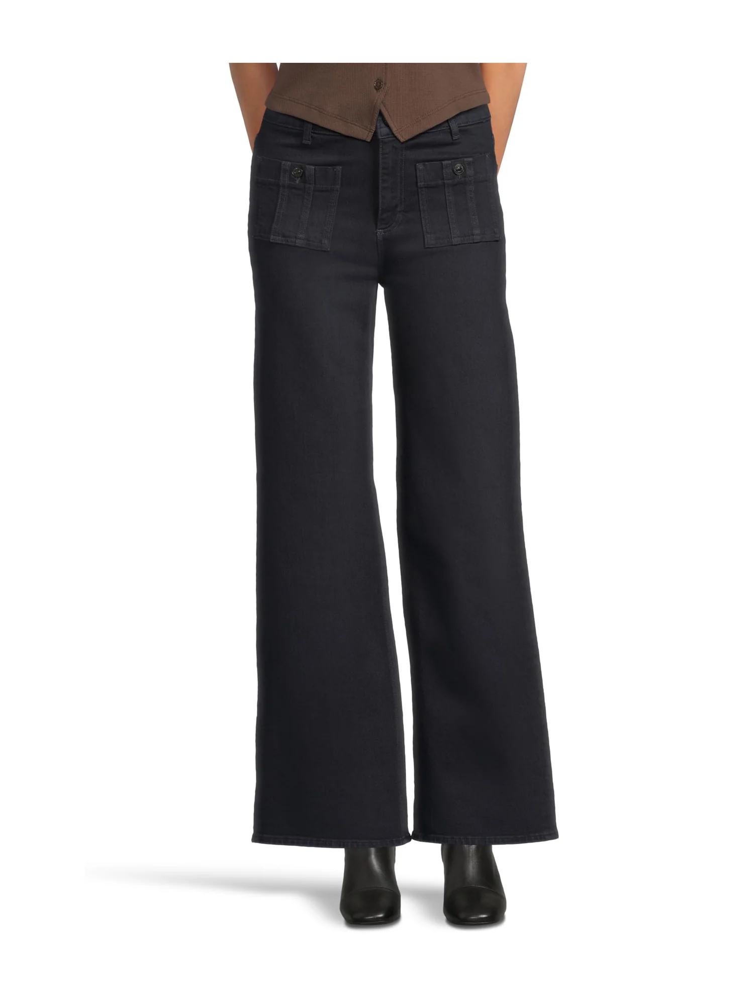 Джинсы Paige Anessa 31 Seamed Patch Pockets In Duchess