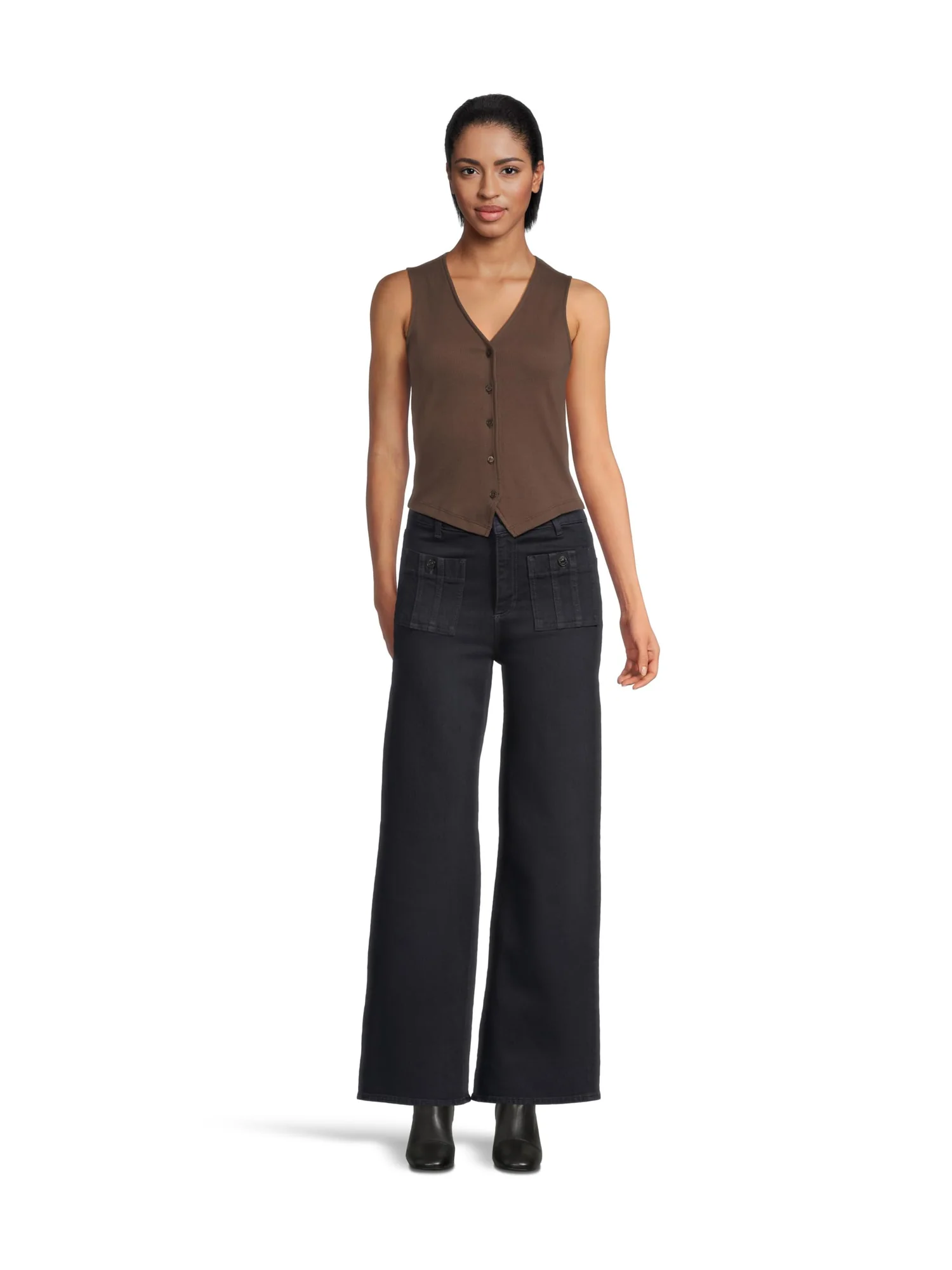 Джинсы Paige Anessa 31 Seamed Patch Pockets In Duchess — изображение 5 из 5, графиня