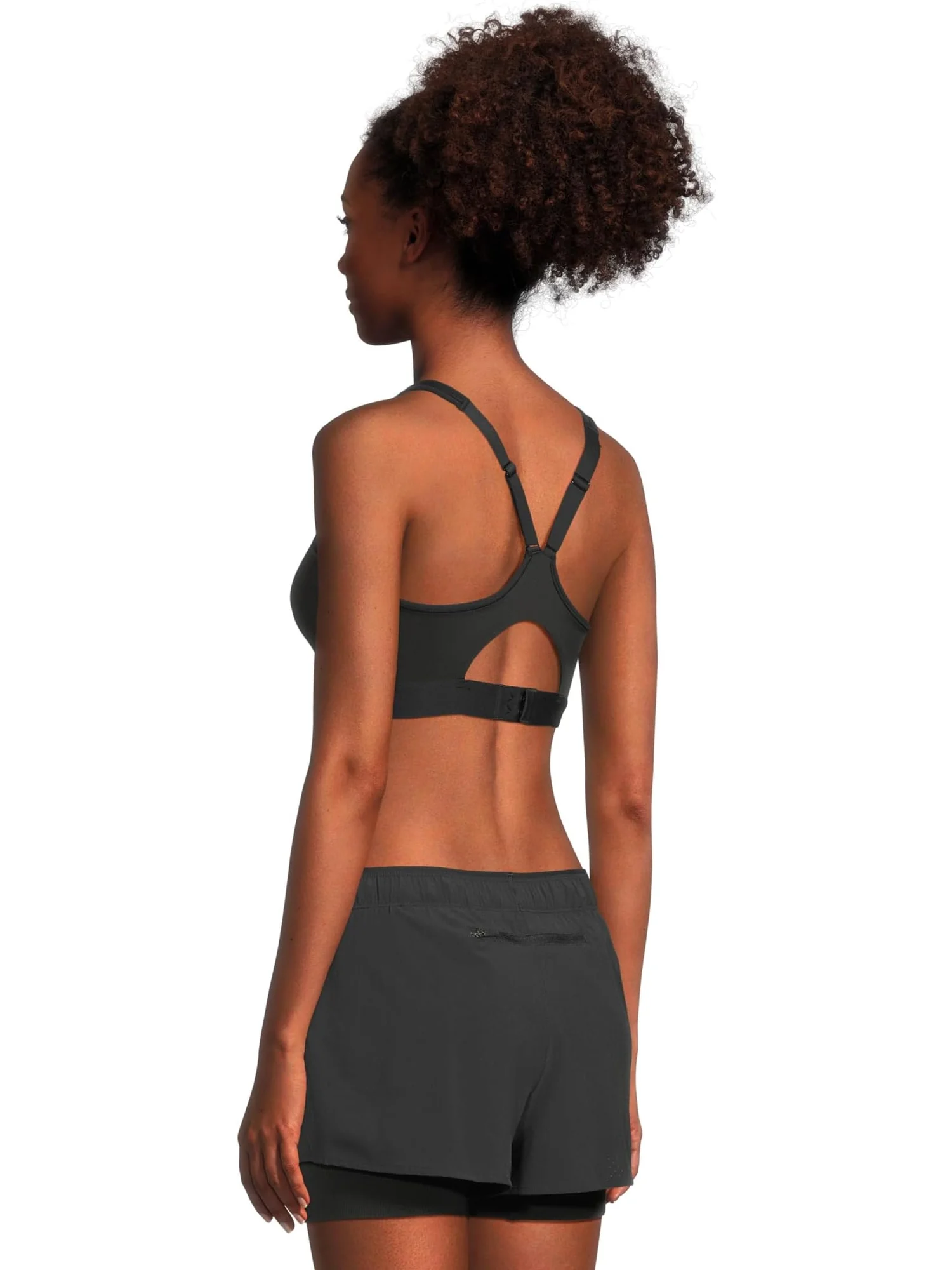 Бюстгальтер New Balance Essential Run Bra — изображение 3 из 5, черный