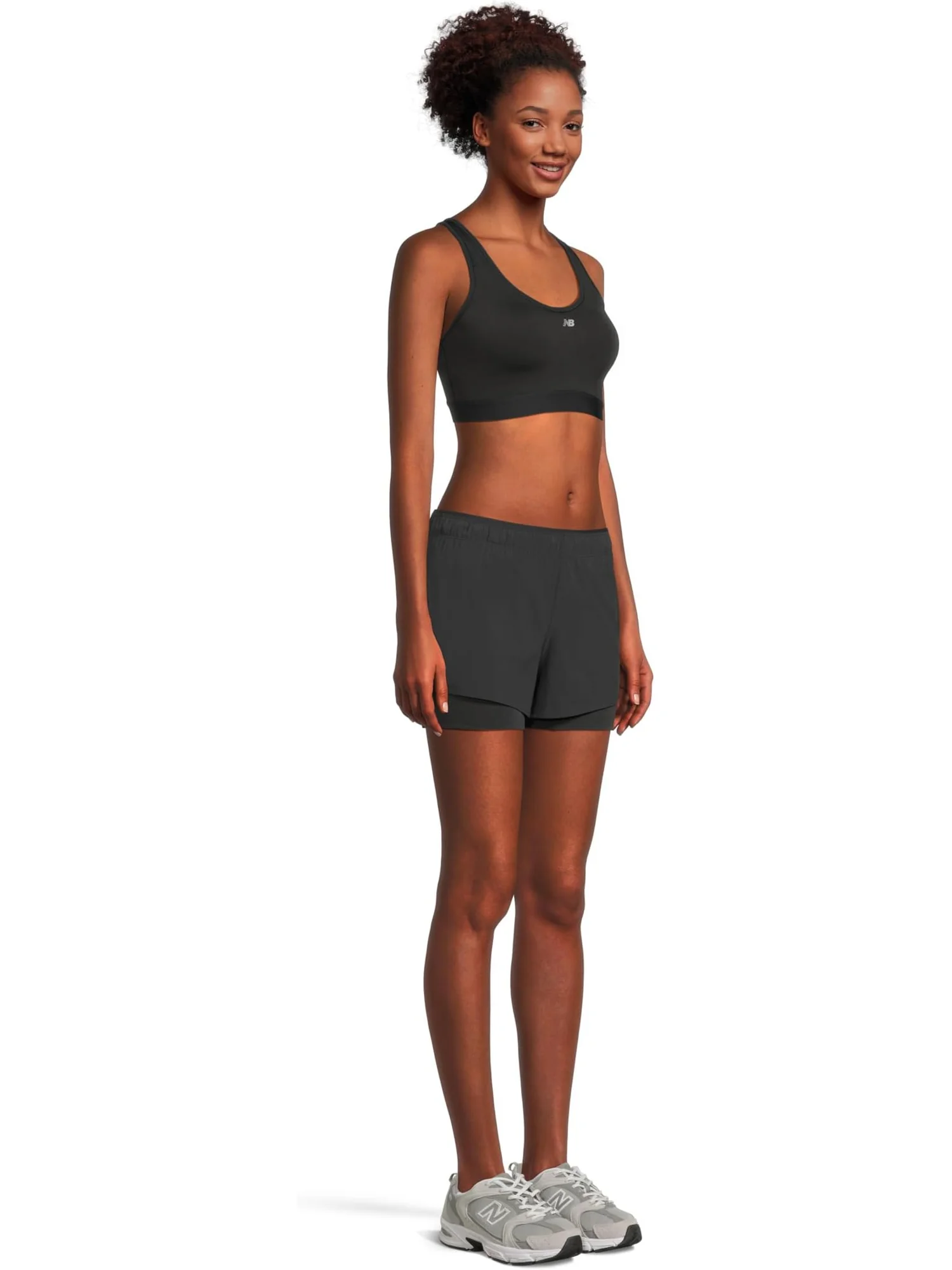 Бюстгальтер New Balance Essential Run Bra — изображение 5 из 5, черный