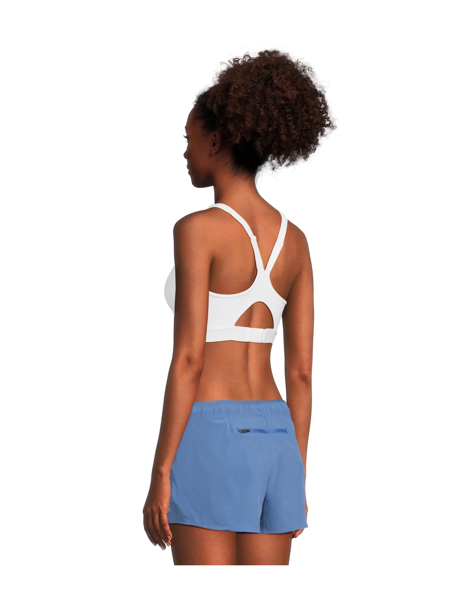 Бюстгальтер New Balance Essential Run Bra — изображение 3 из 5, белый