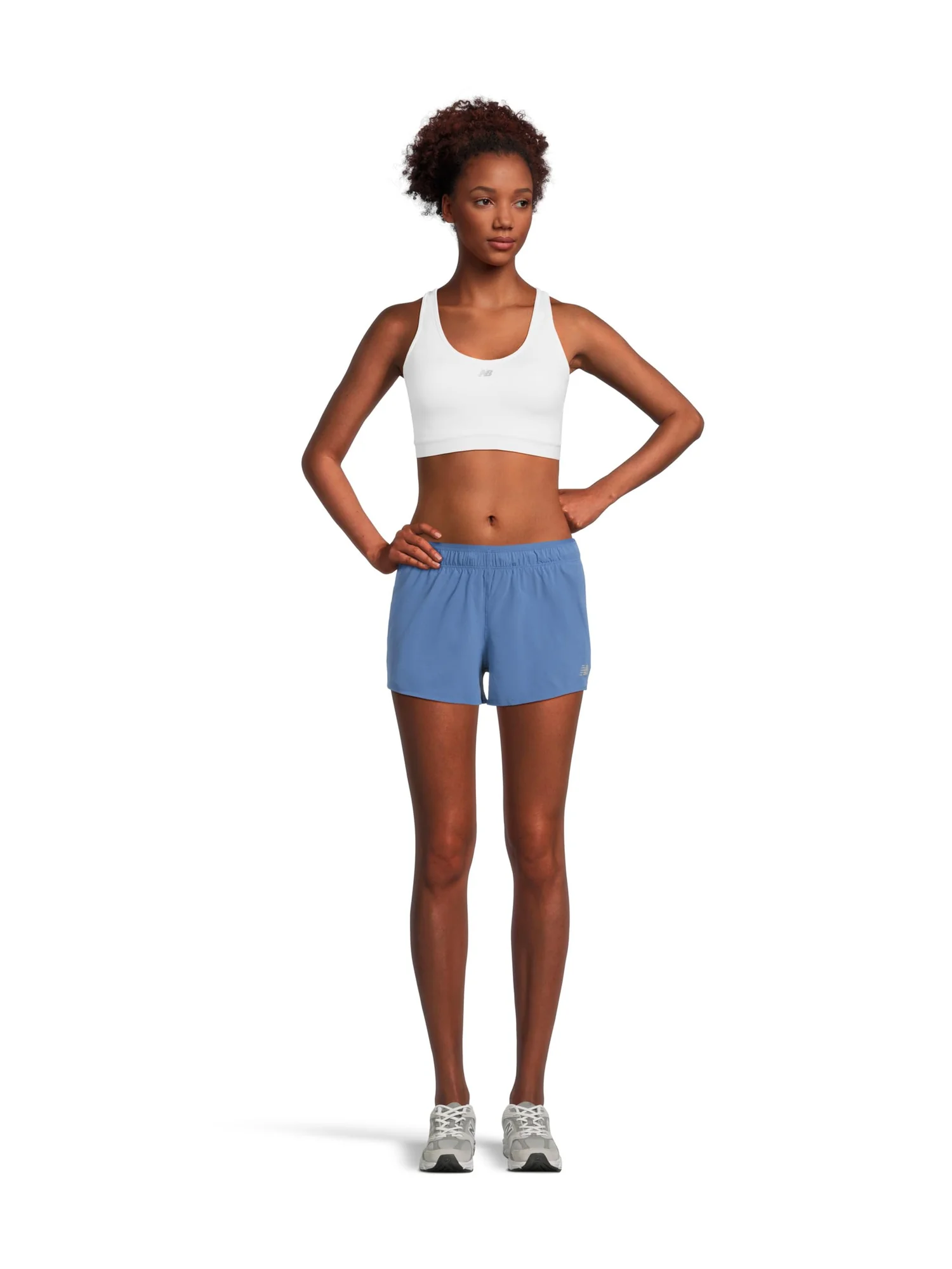 Бюстгальтер New Balance Essential Run Bra — изображение 5 из 5, белый