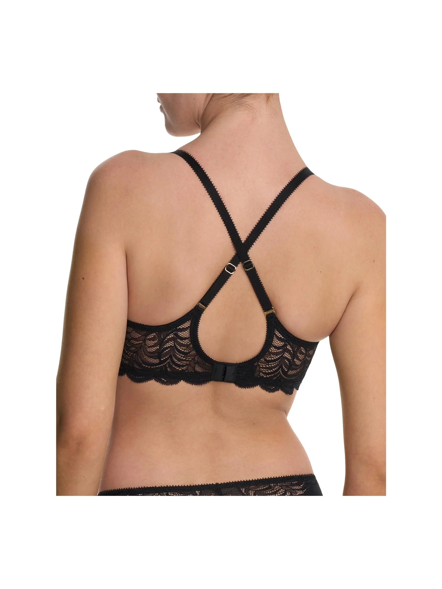 Бюстгальтер Natori Persuasion Convertible Plunge T-shirt Bra — изображение 3 из 3, черный