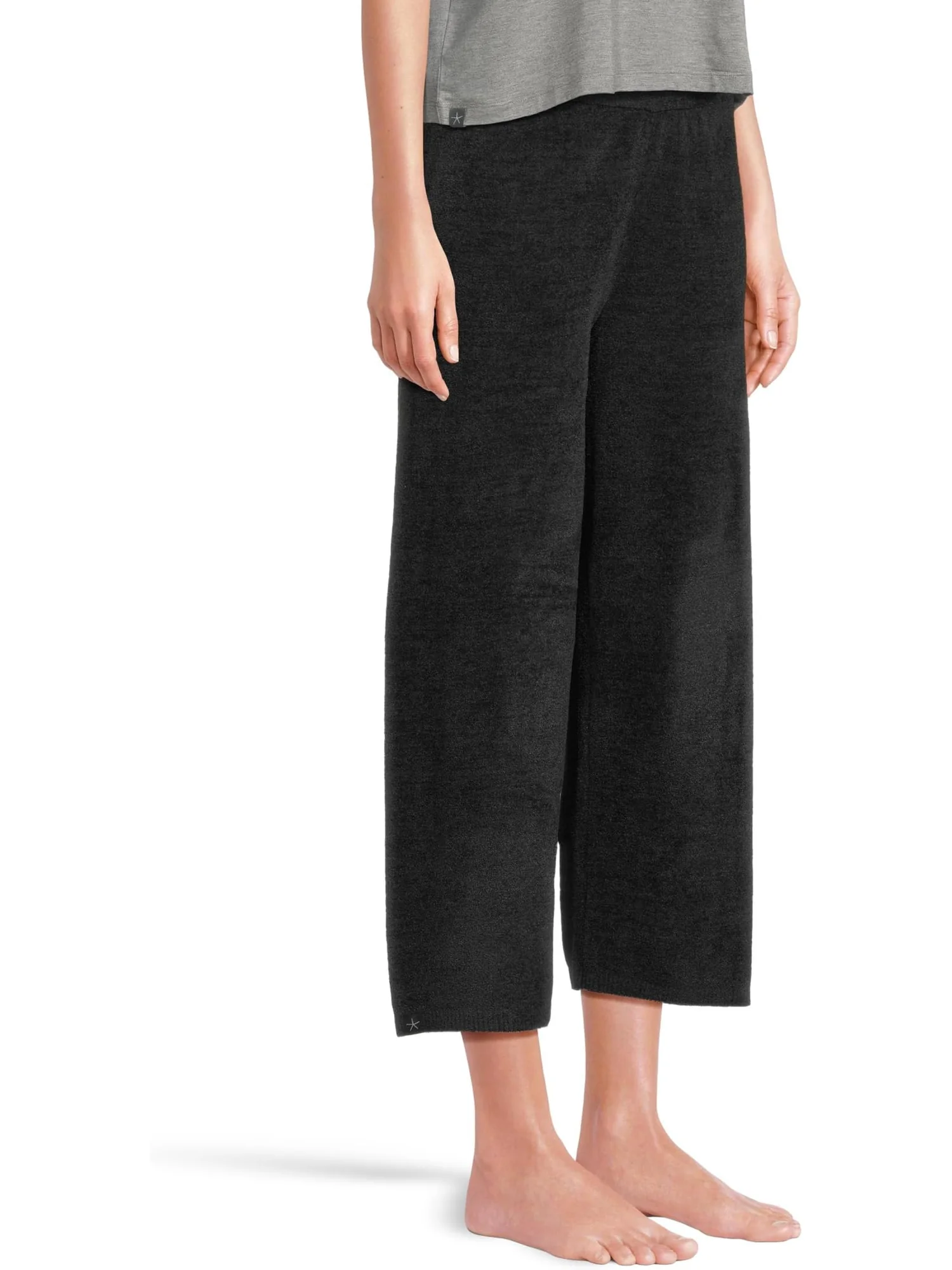 Женские укороченные брюки Cozychic Ultra Lite Barefoot Dreams — изображение 2 из 5, черный