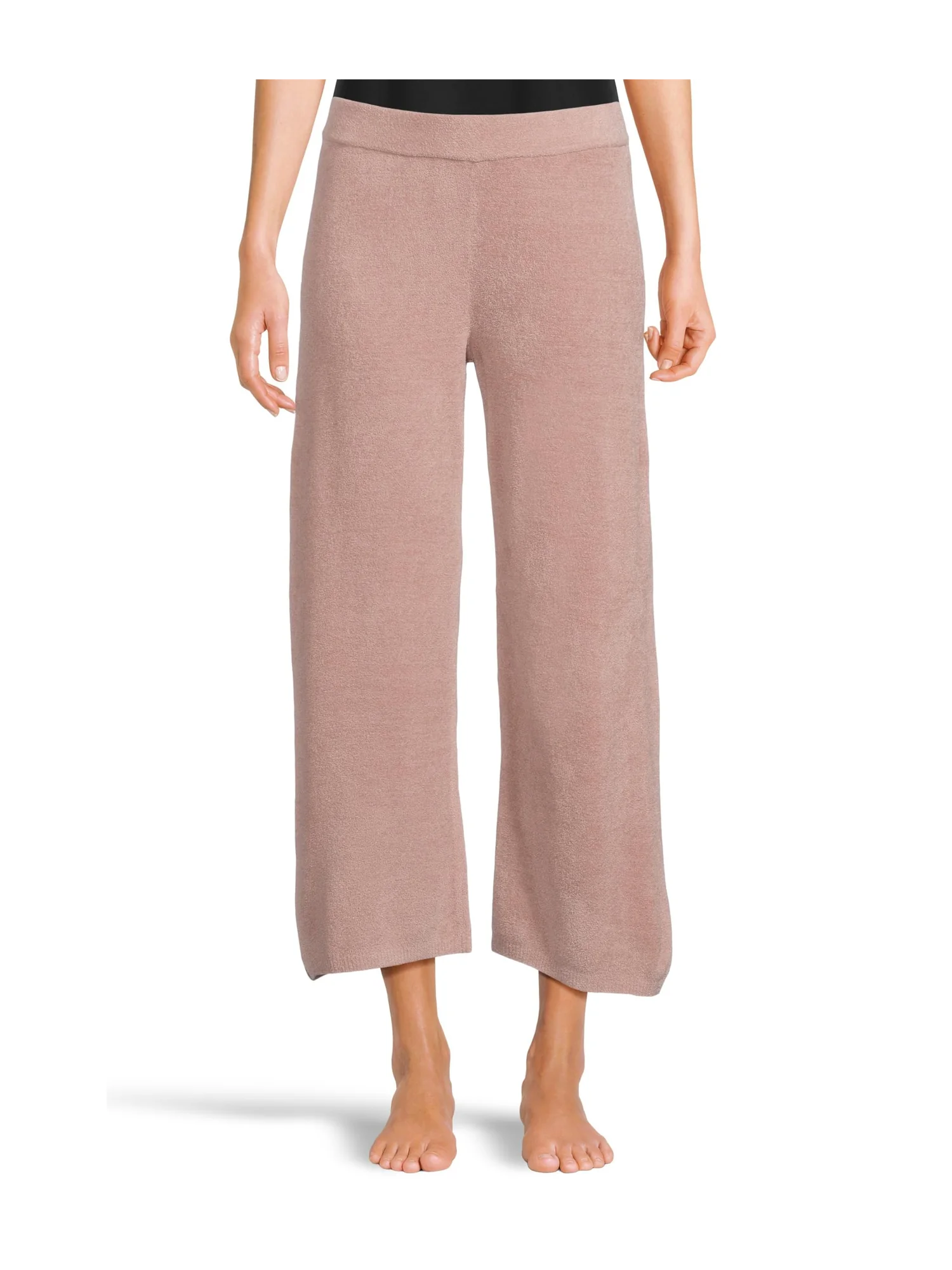 Брюки Barefoot Dreams Cozychic Ultra Lite Crop Pant — изображение 1 из 5, ягодный