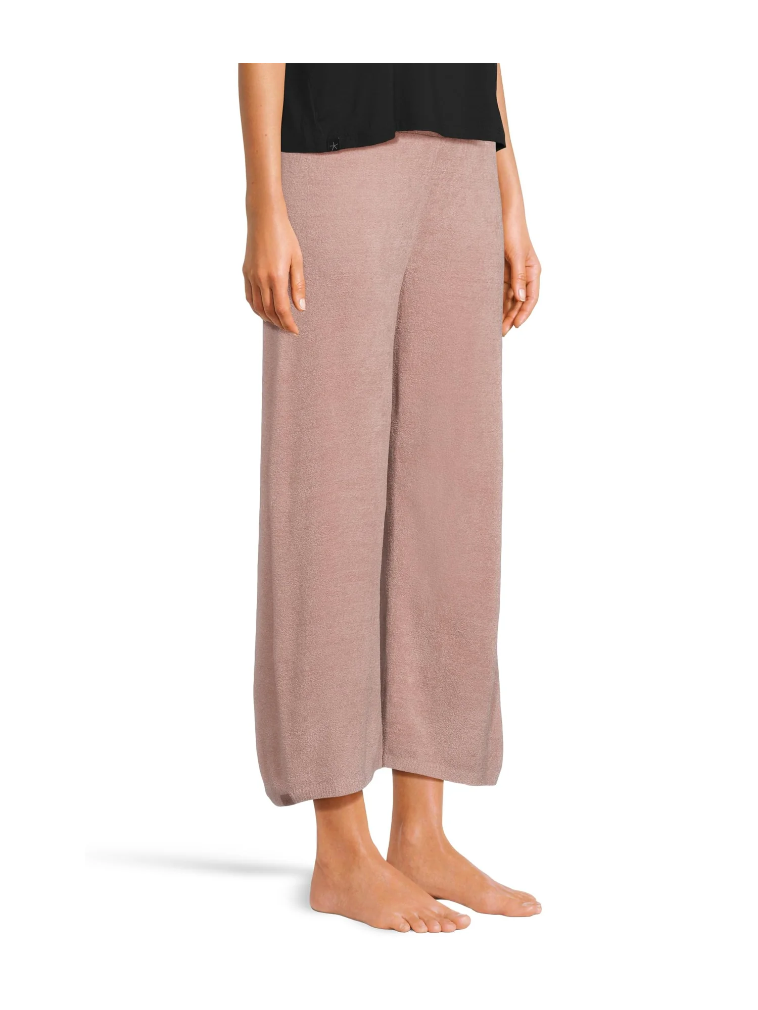 Брюки Barefoot Dreams Cozychic Ultra Lite Crop Pant — изображение 2 из 5, ягодный