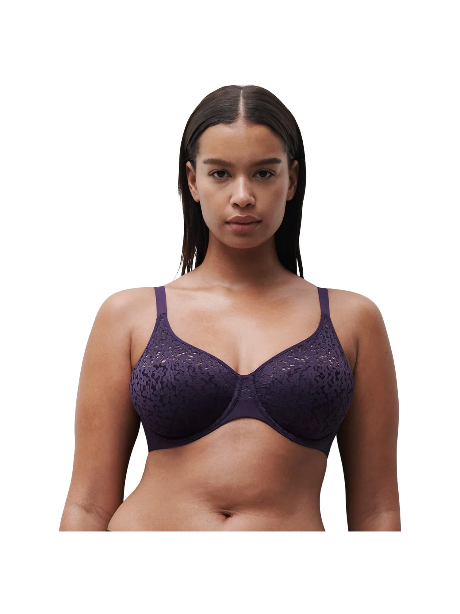 Бюстгальтер Chantelle Norah Flex Fit Full Coverage Unlined Bra — изображение 1 из 3, фиолетовый