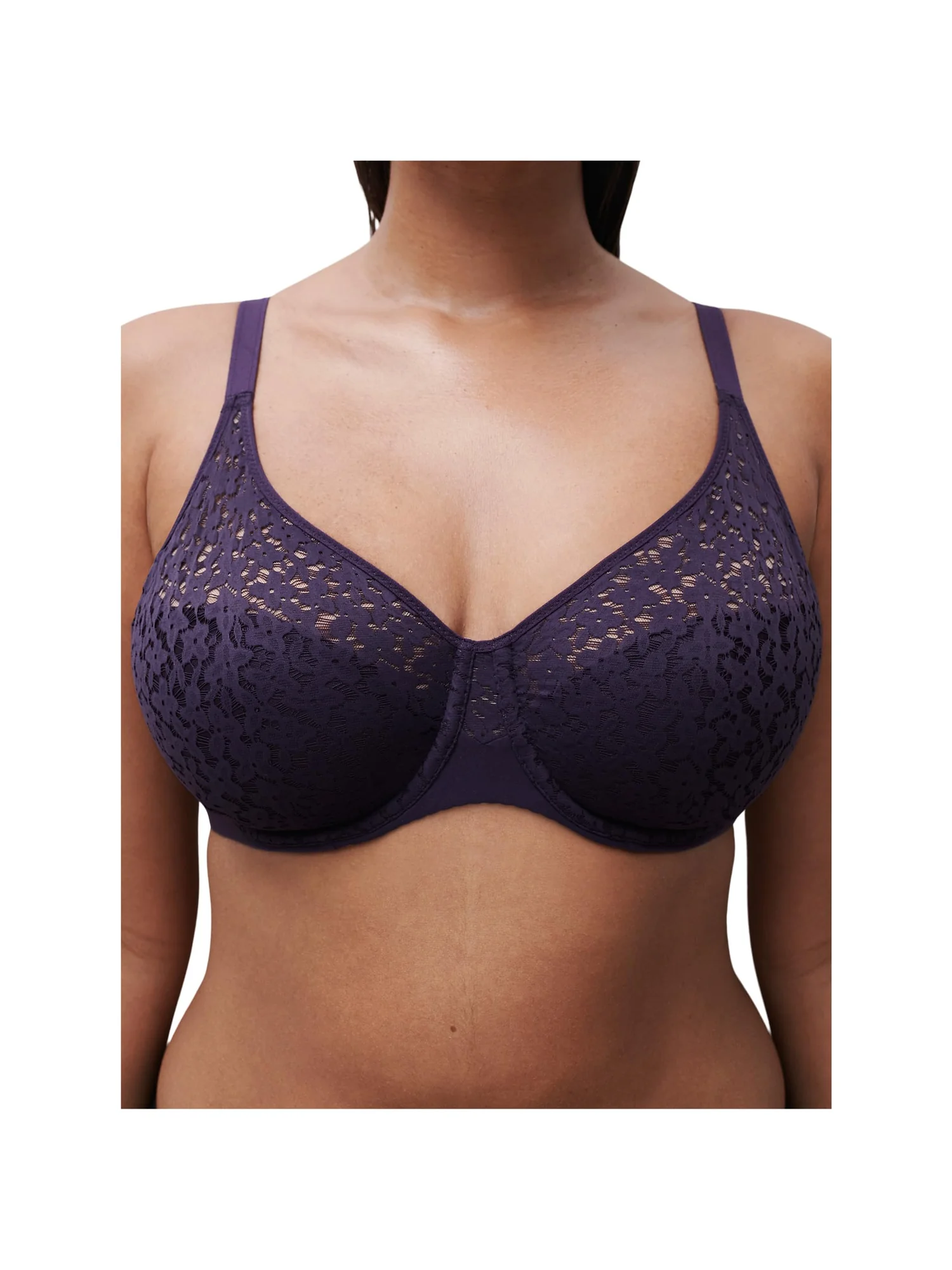 Бюстгальтер Chantelle Norah Flex Fit Full Coverage Unlined Bra — изображение 3 из 3, фиолетовый