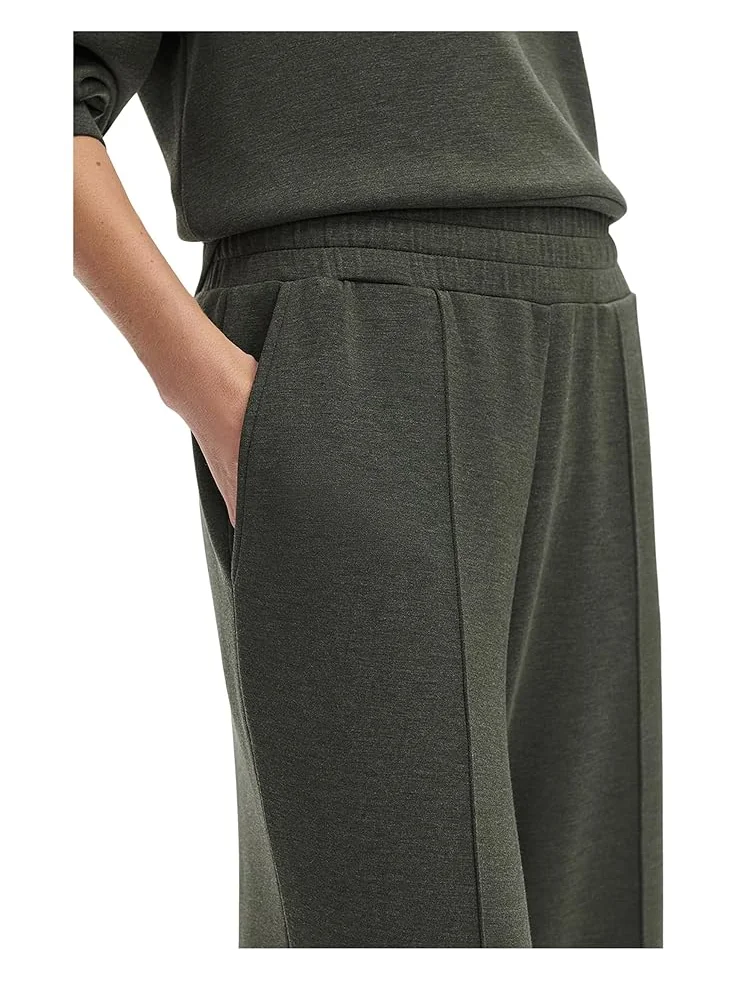 Женские брюки Varley The Wide Leg Pant 30 — изображение 4 из 5, оливковый