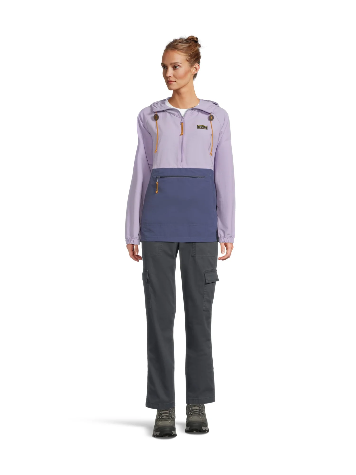 Анорак L.L.Bean Mountain Classic Anorak Color Block — изображение 5 из 5, темный синий