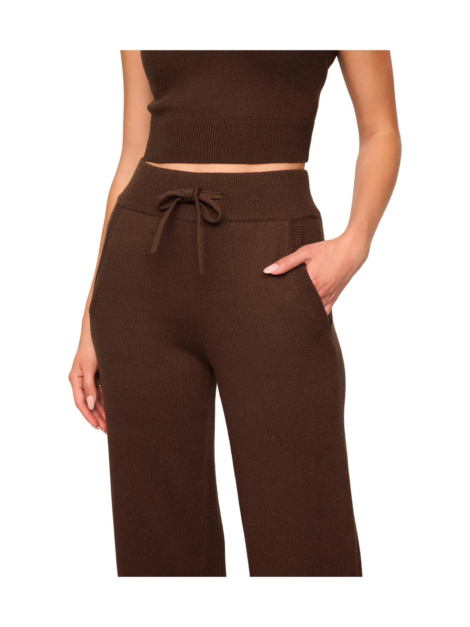 Пижамные брюки Eberjey Recycled Sweater - The Pants — изображение 3 из 3, слоновая кость