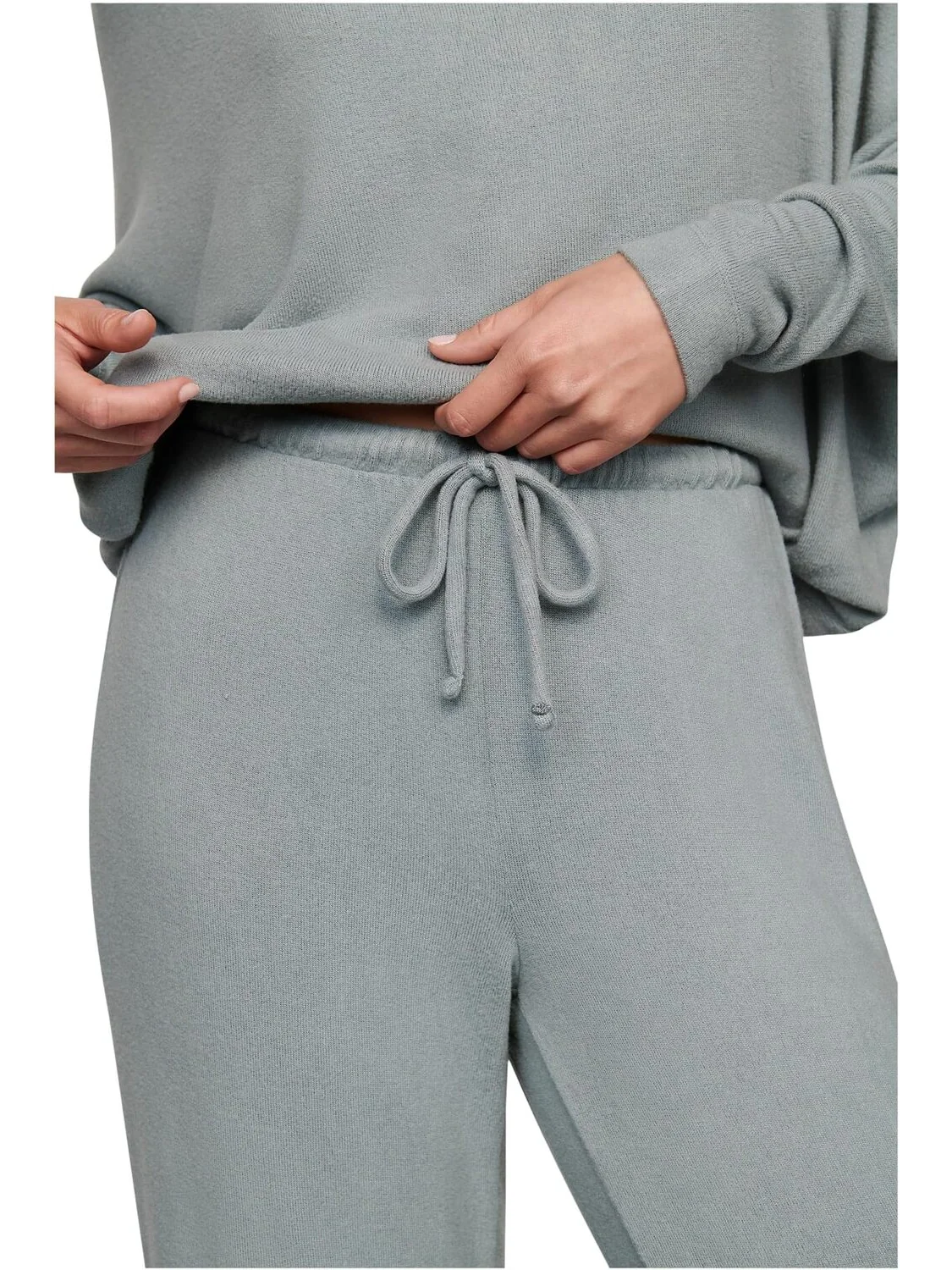 Женские брюки Cozy Time Wide Leg Eberjey — изображение 3 из 3, серый