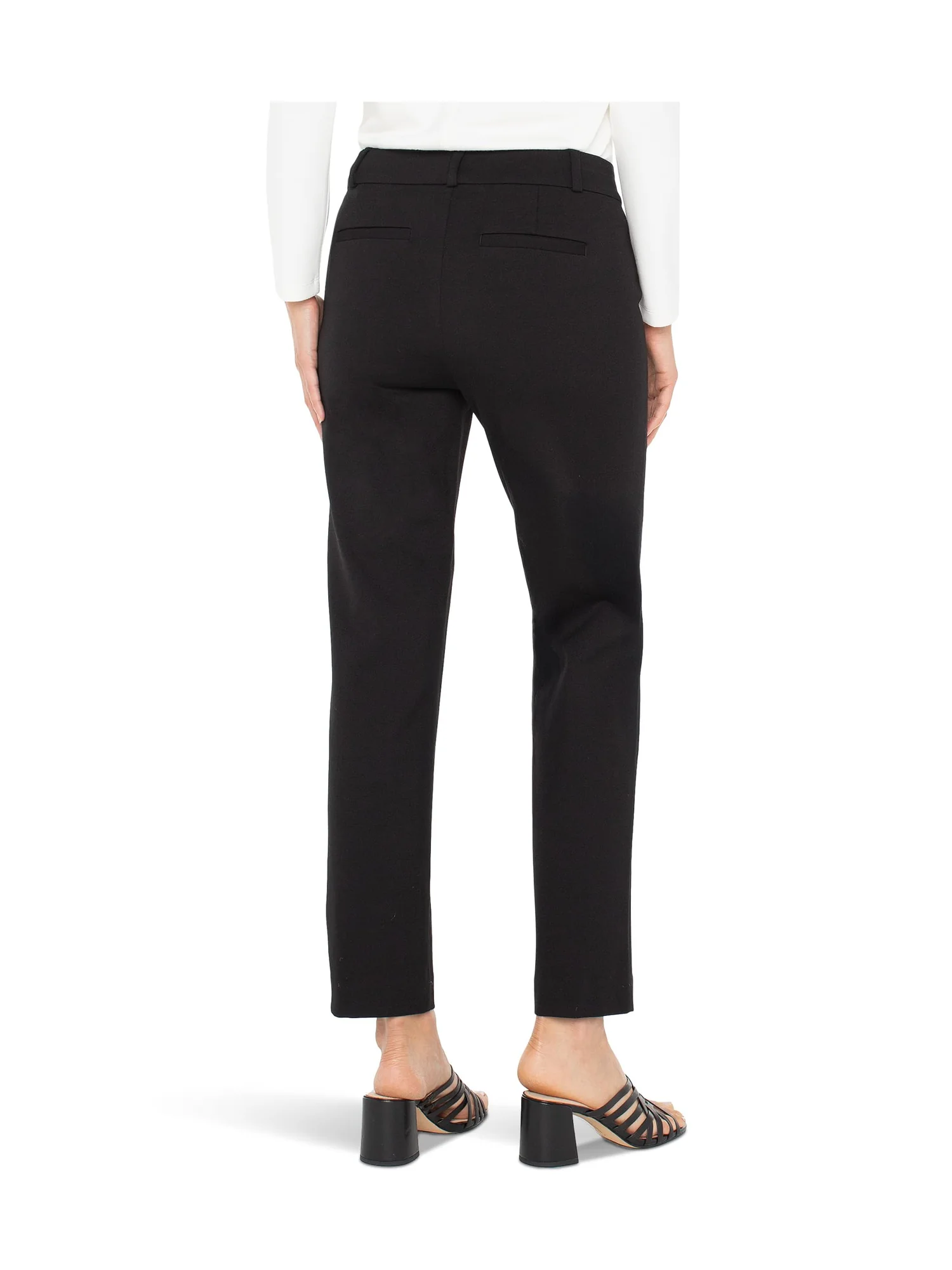 Брюки Liverpool Los Angeles Holly Mid-rise Welt Pocket Trouser 28" Inseam — изображение 2 из 3, черный