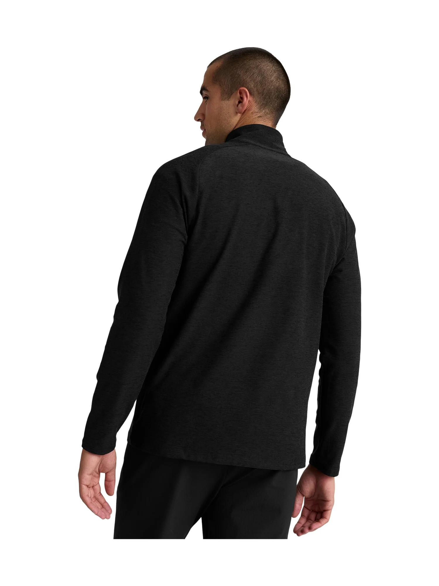 Пуловер Beyond Yoga Spacedye Terrain Quarter Zip Pullover — изображение 3 из 5, самая темная ночь