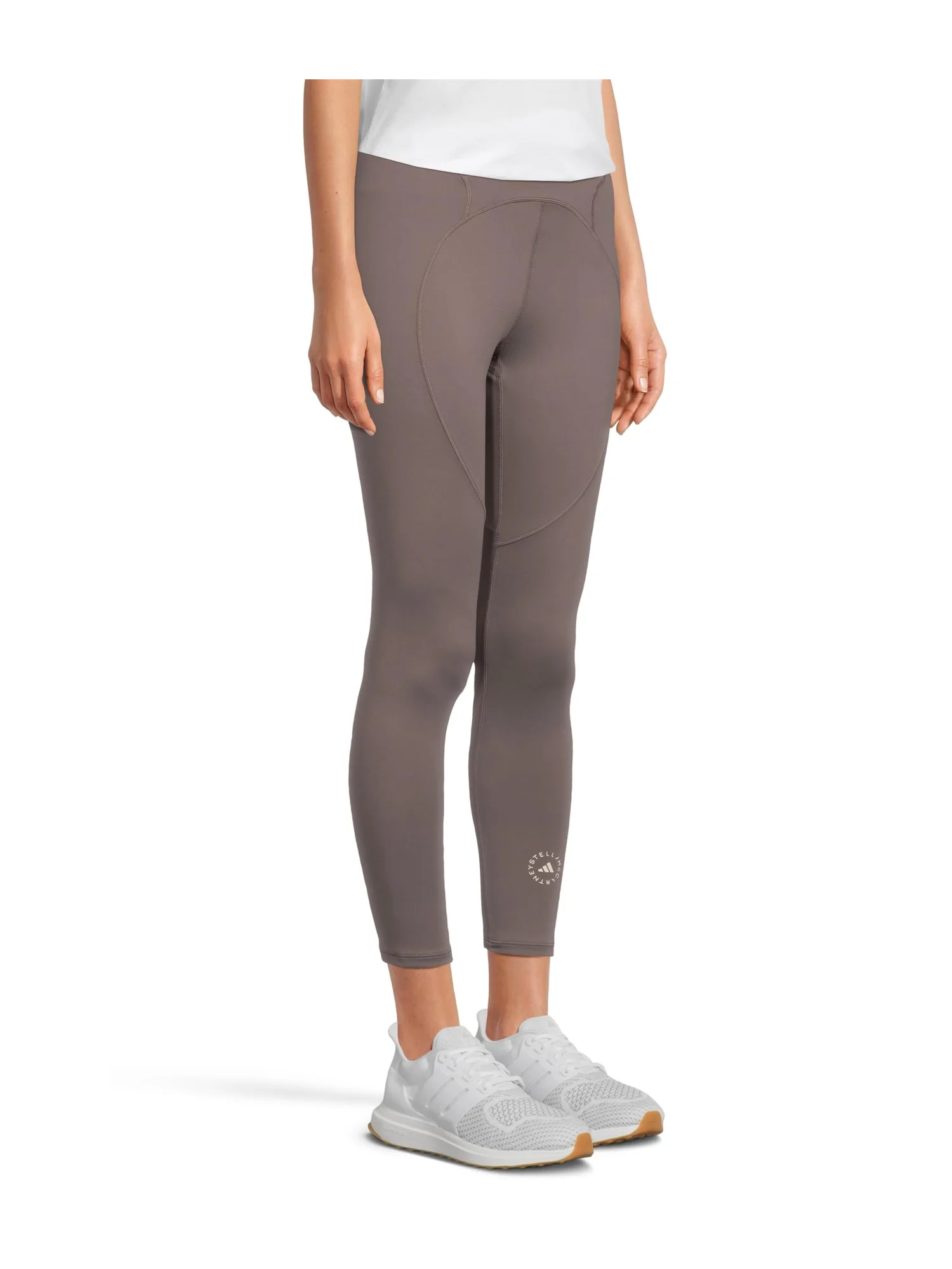 Брюки adidas by Stella McCartney Training 7/8 Leggings JM1400 — изображение 2 из 5, темно-серый