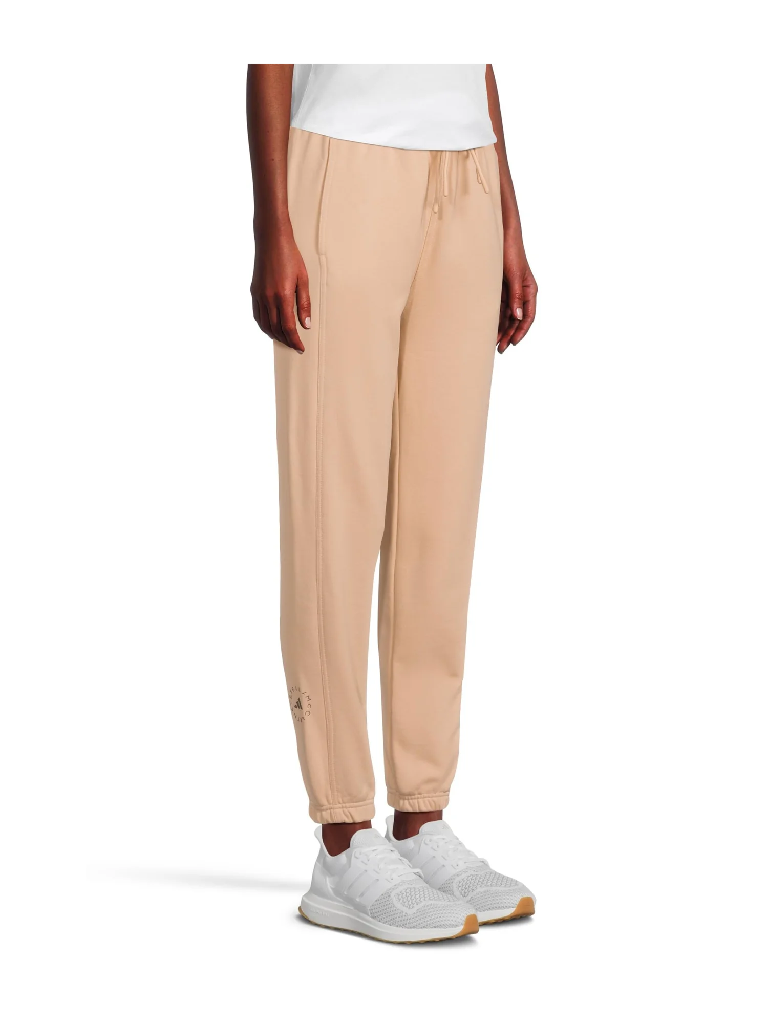 Брюки adidas by Stella McCartney Regular Sweatpants JW1375 — изображение 2 из 5, пудровый
