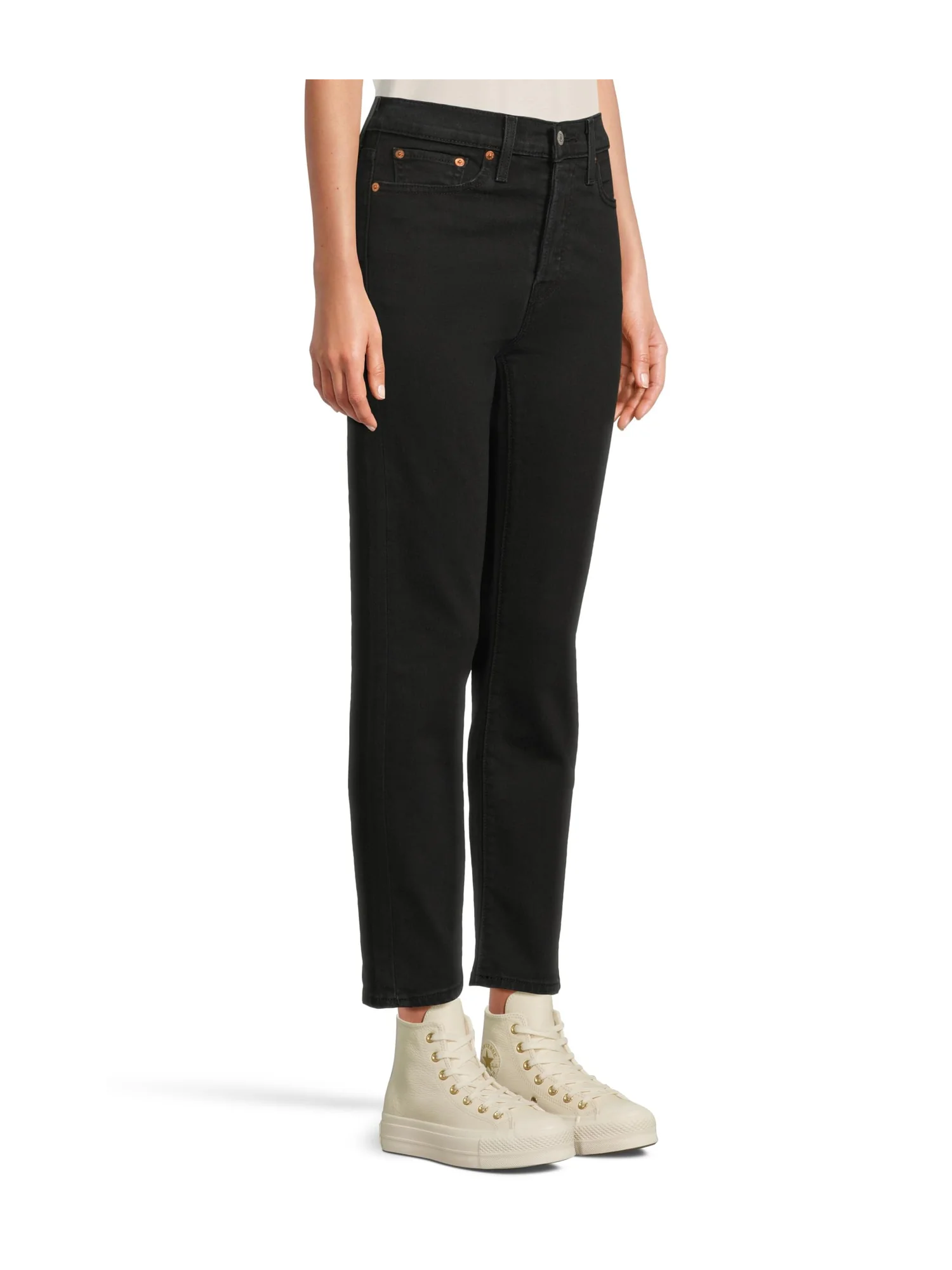 Джинсы Levi's Womens Wedgie Straight — изображение 2 из 5, черный