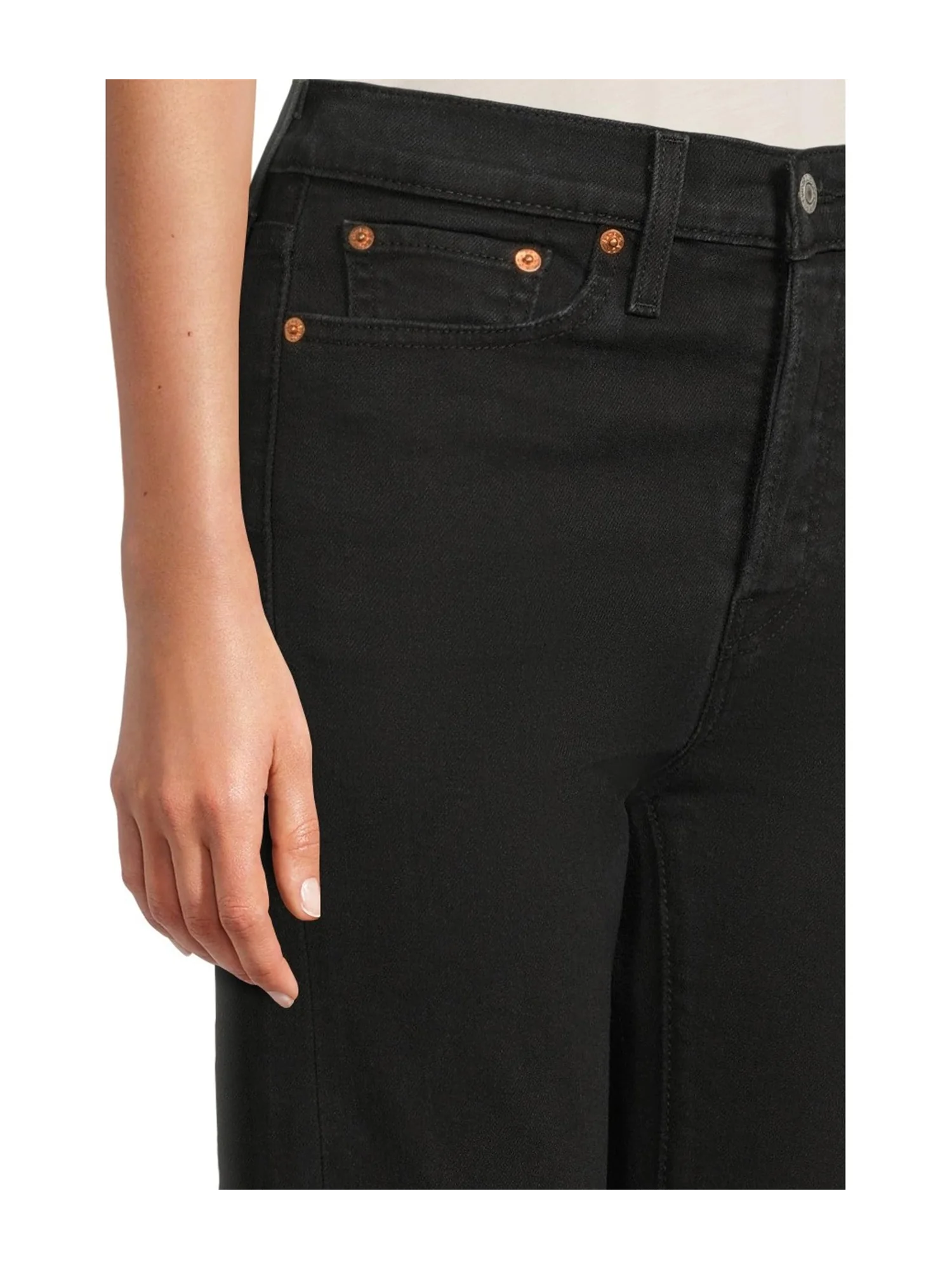 Джинсы Levi's Womens Wedgie Straight — изображение 4 из 5, черный