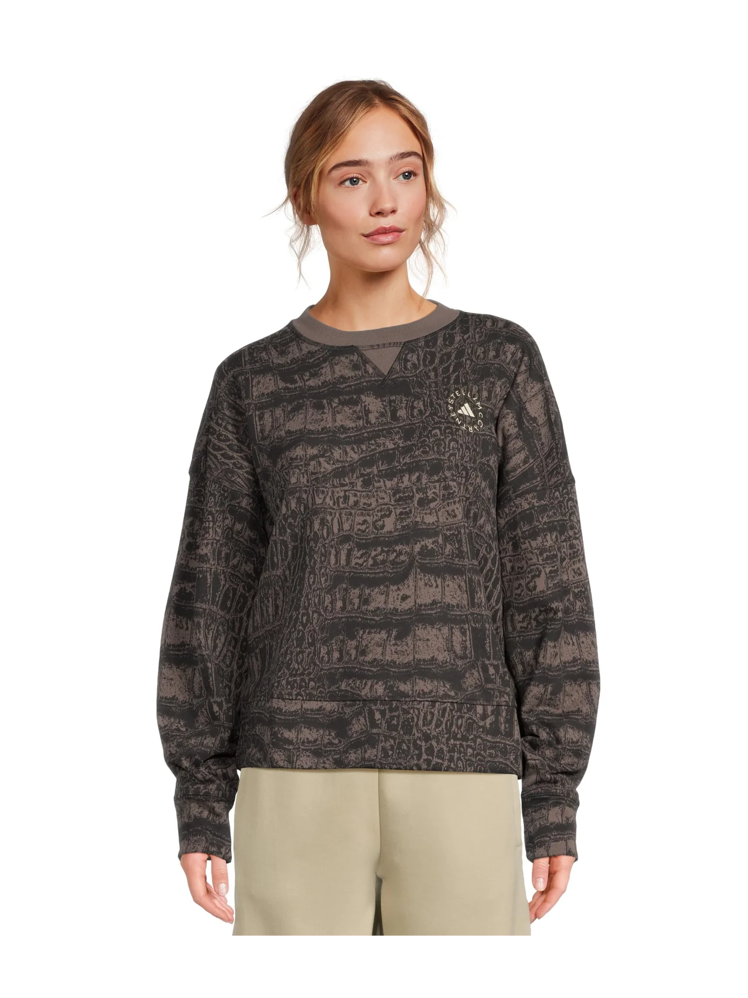 Толстовка adidas by Stella McCartney Loose Sweatshirt Printed JN2215