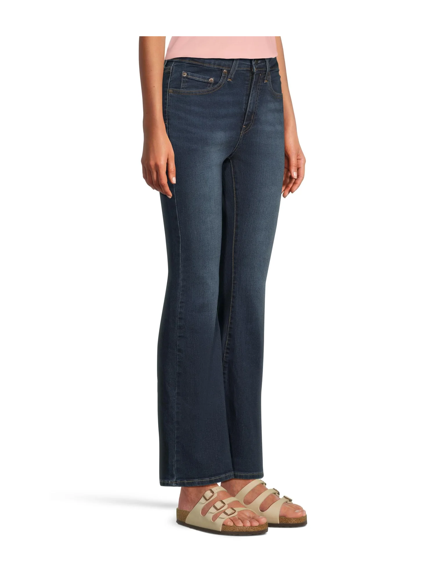 Женские джинсы Levi's 726 High Rise Flare — изображение 2 из 5, синий