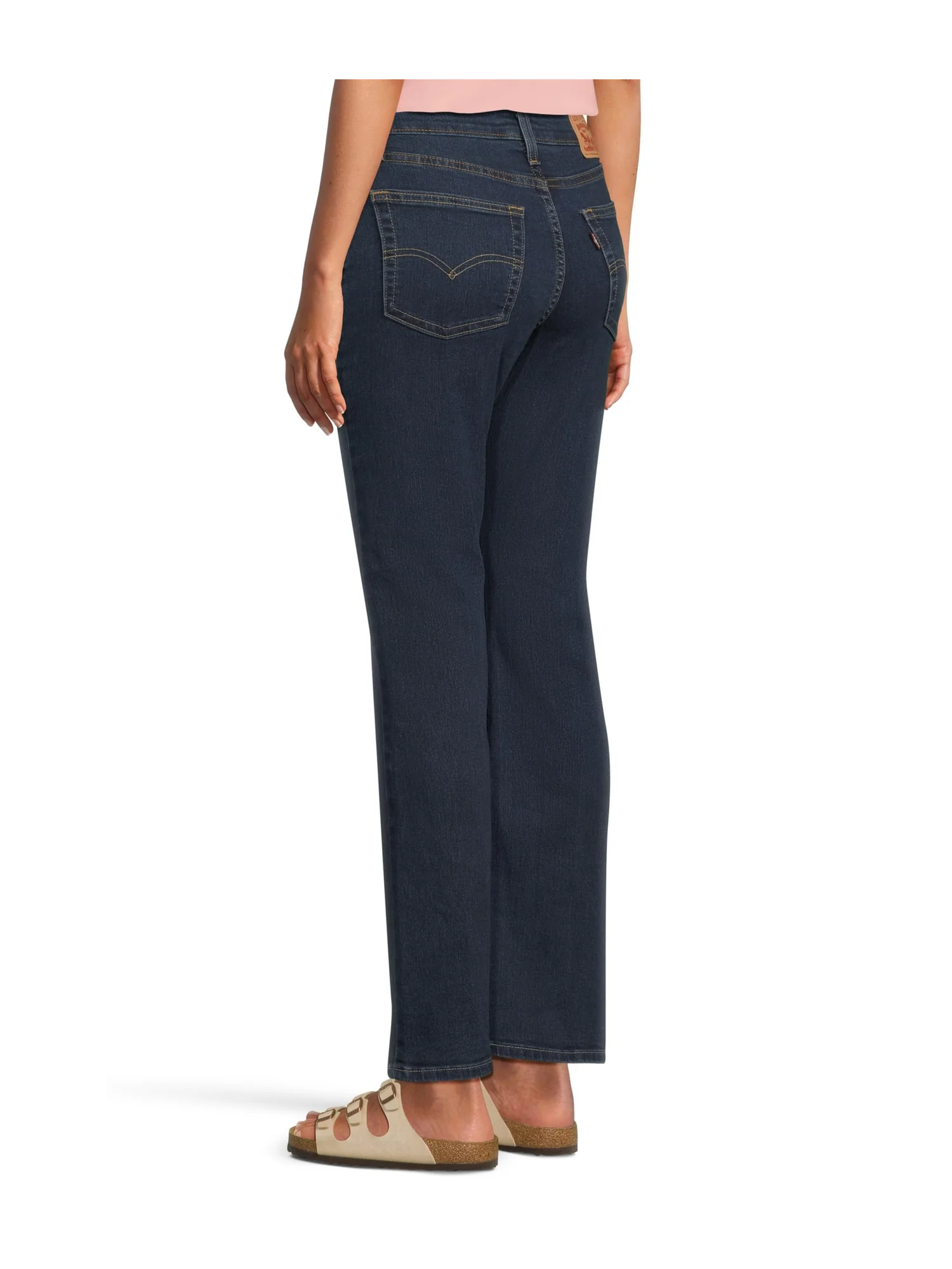 Женские джинсы Levi's 726 High Rise Flare — изображение 3 из 5, синий