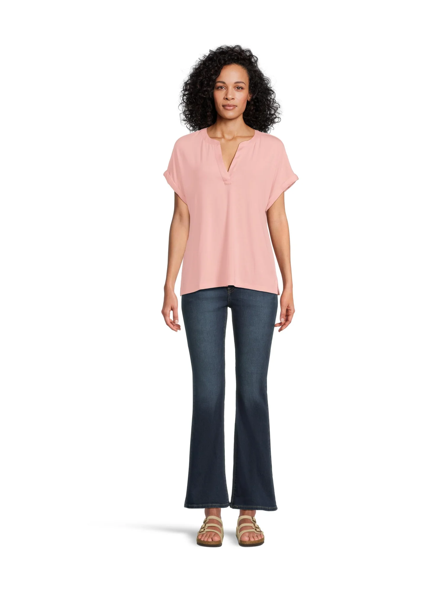 Женские джинсы Levi's 726 High Rise Flare — изображение 5 из 5, синий