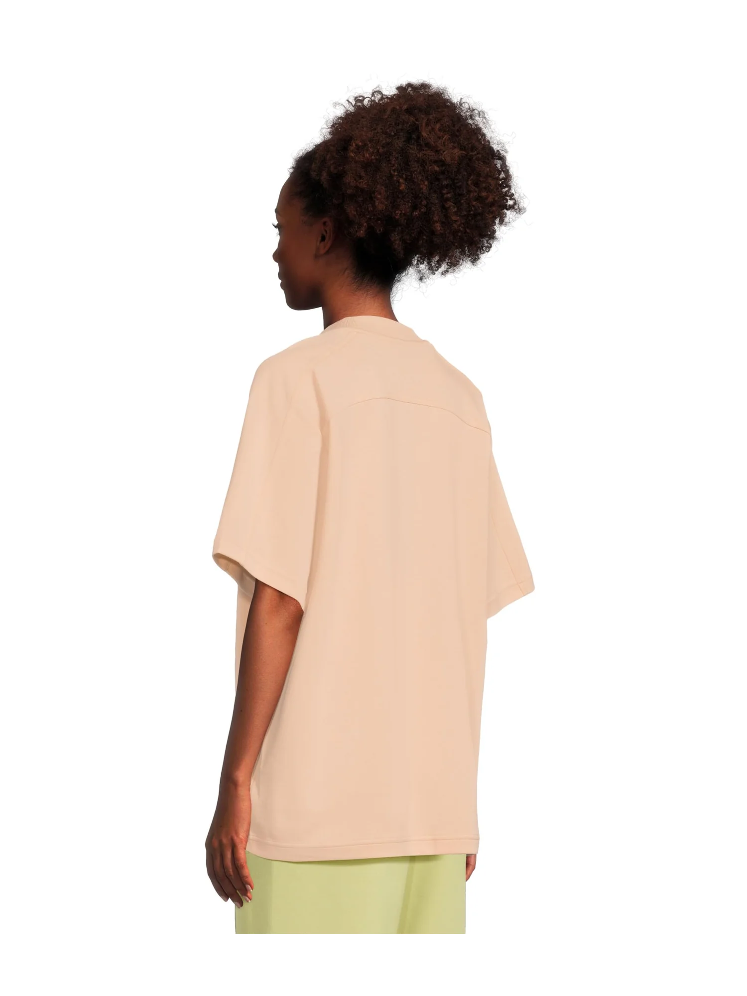 Футболка adidas by Stella McCartney Loose T-Shirt JW4525 — изображение 3 из 5, пудровый