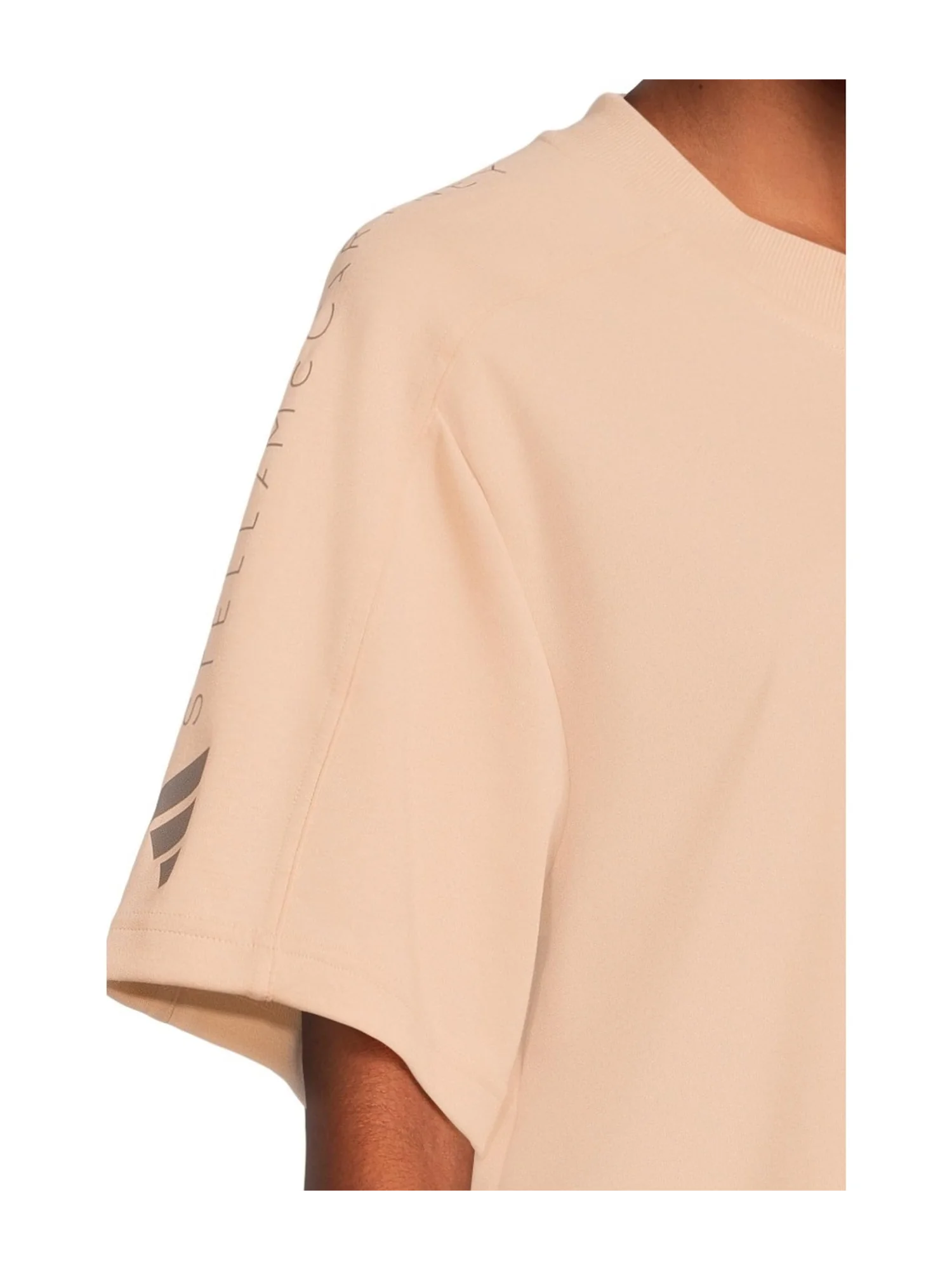 Футболка adidas by Stella McCartney Loose T-Shirt JW4525 — изображение 4 из 5, пудровый