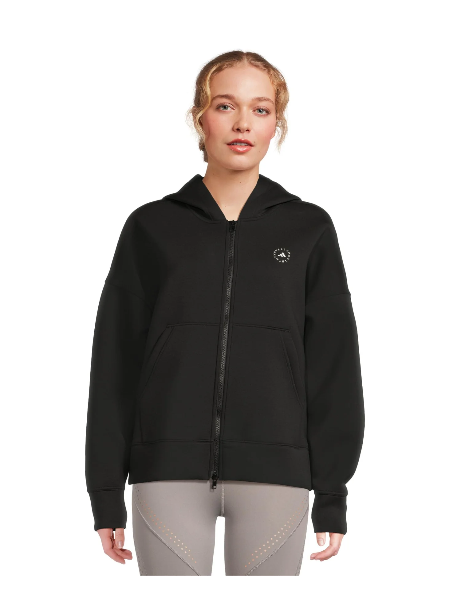 Худи adidas by Stella McCartney Scuba Hoodie JV7036 — изображение 1 из 5, черный
