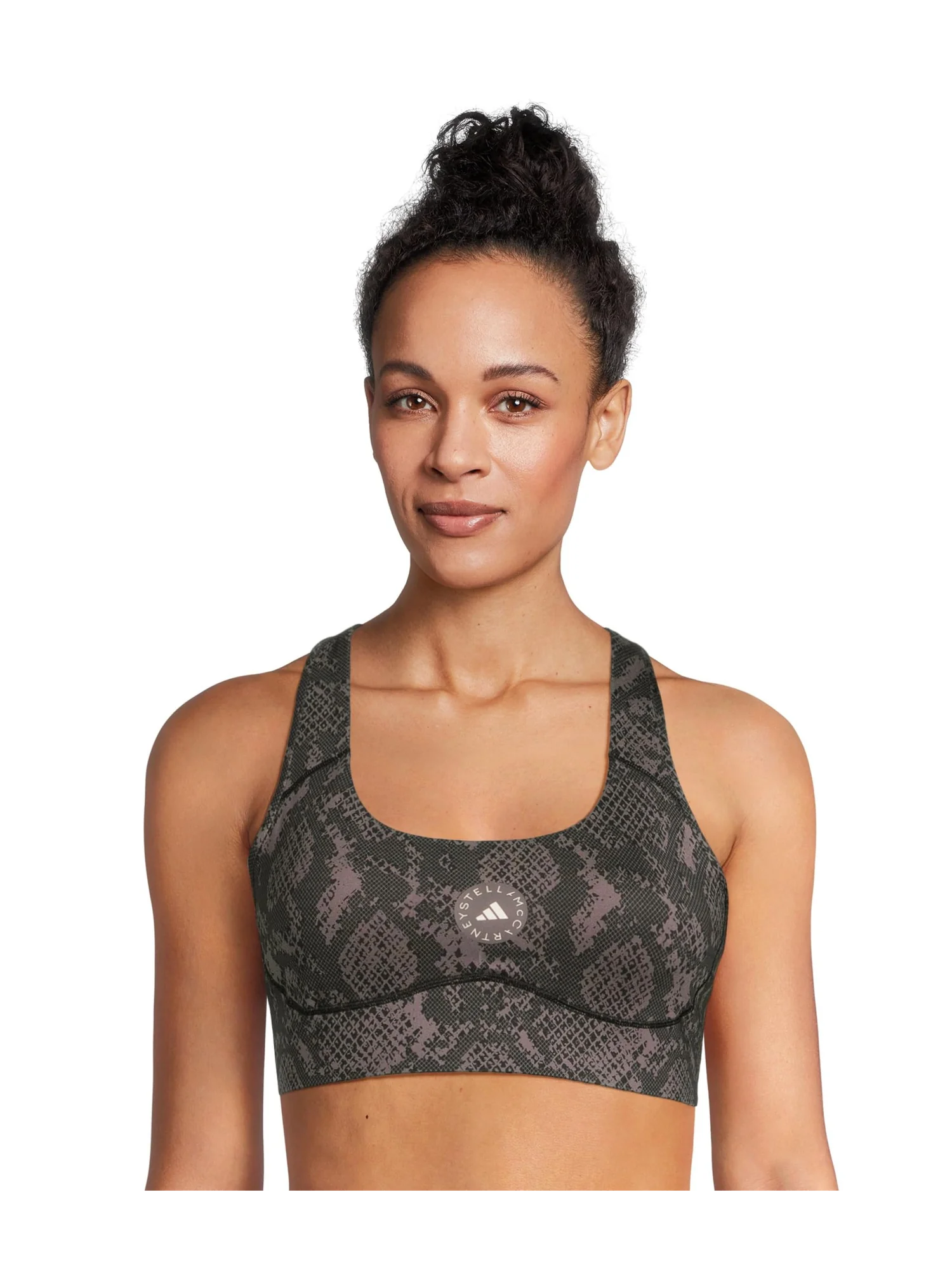 Бюстгальтер adidas by Stella McCartney Power Impact Training Bra Medium Support Printed JW4542 — изображение 1 из 5