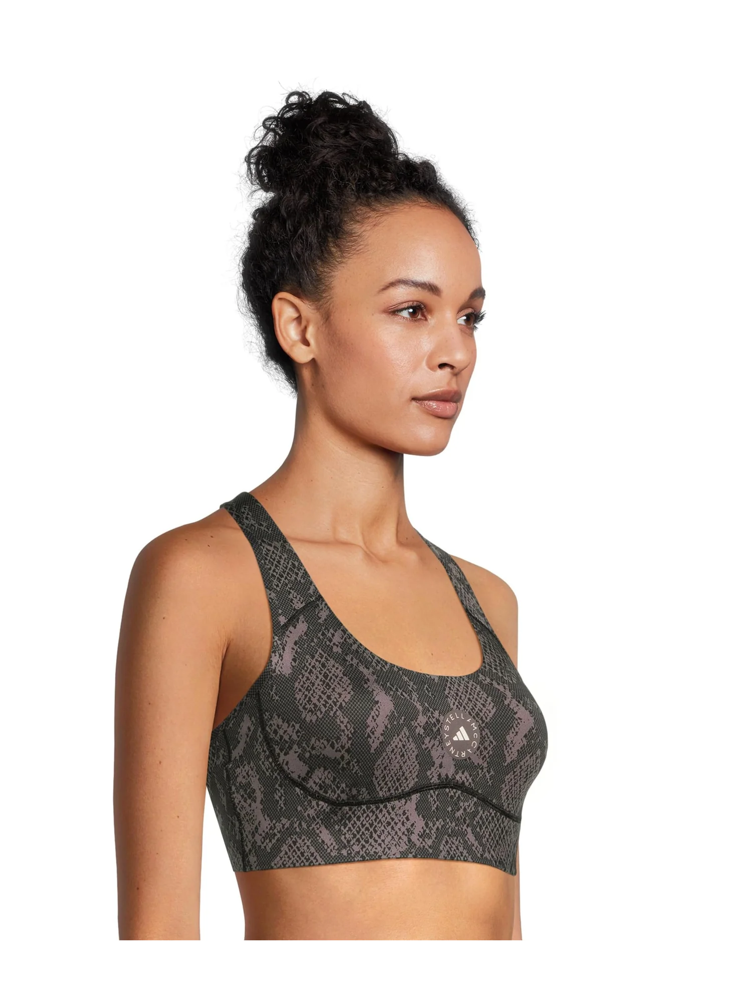 Бюстгальтер adidas by Stella McCartney Power Impact Training Bra Medium Support Printed JW4542 — изображение 2 из 5