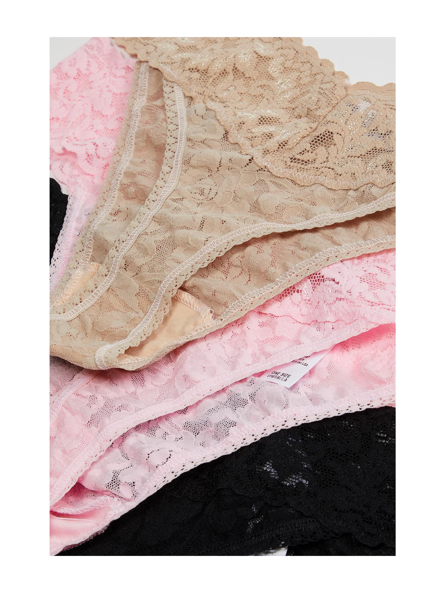 Стринги Hanky Panky 3-Pack Original Rise Thong — изображение 2 из 2, черный