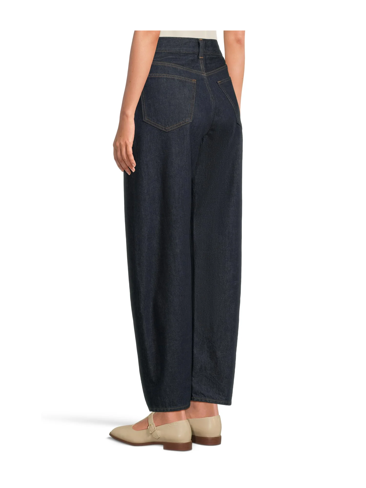 Джинсы Madewell The Balloon Jean In Rinse Wash — изображение 3 из 5, красный