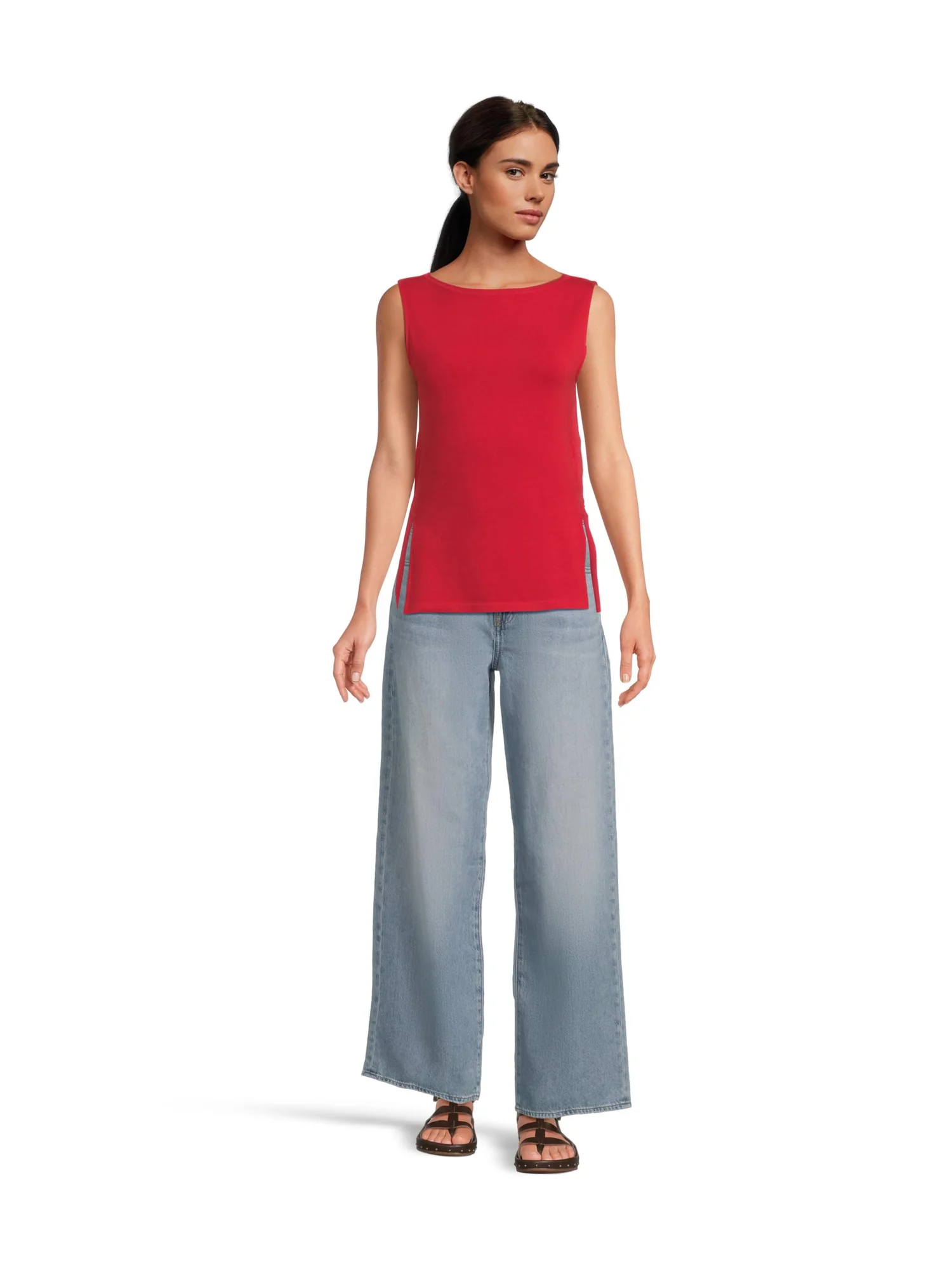 Джинсы Madewell Pv Wide In Airy Denim Northridge Wash, цвет Northridge Wash — изображение 5 из 5