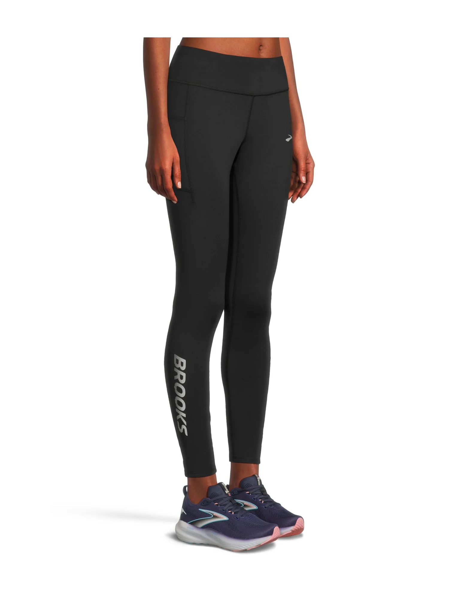 Брюки Brooks Momentum Thermal Tight 2.0 — изображение 2 из 5, черный