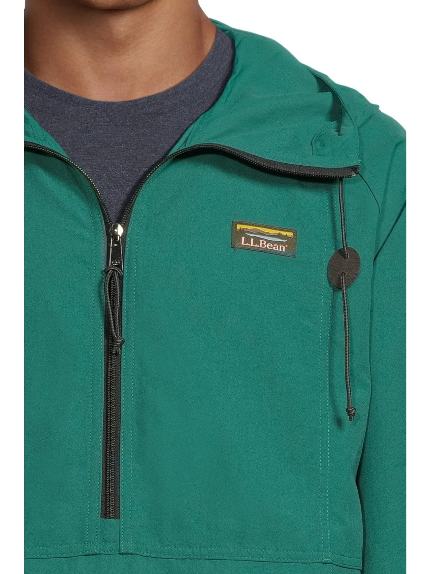 Анорак L.L.Bean Mountain Classic Anorak — изображение 4 из 5, зеленый