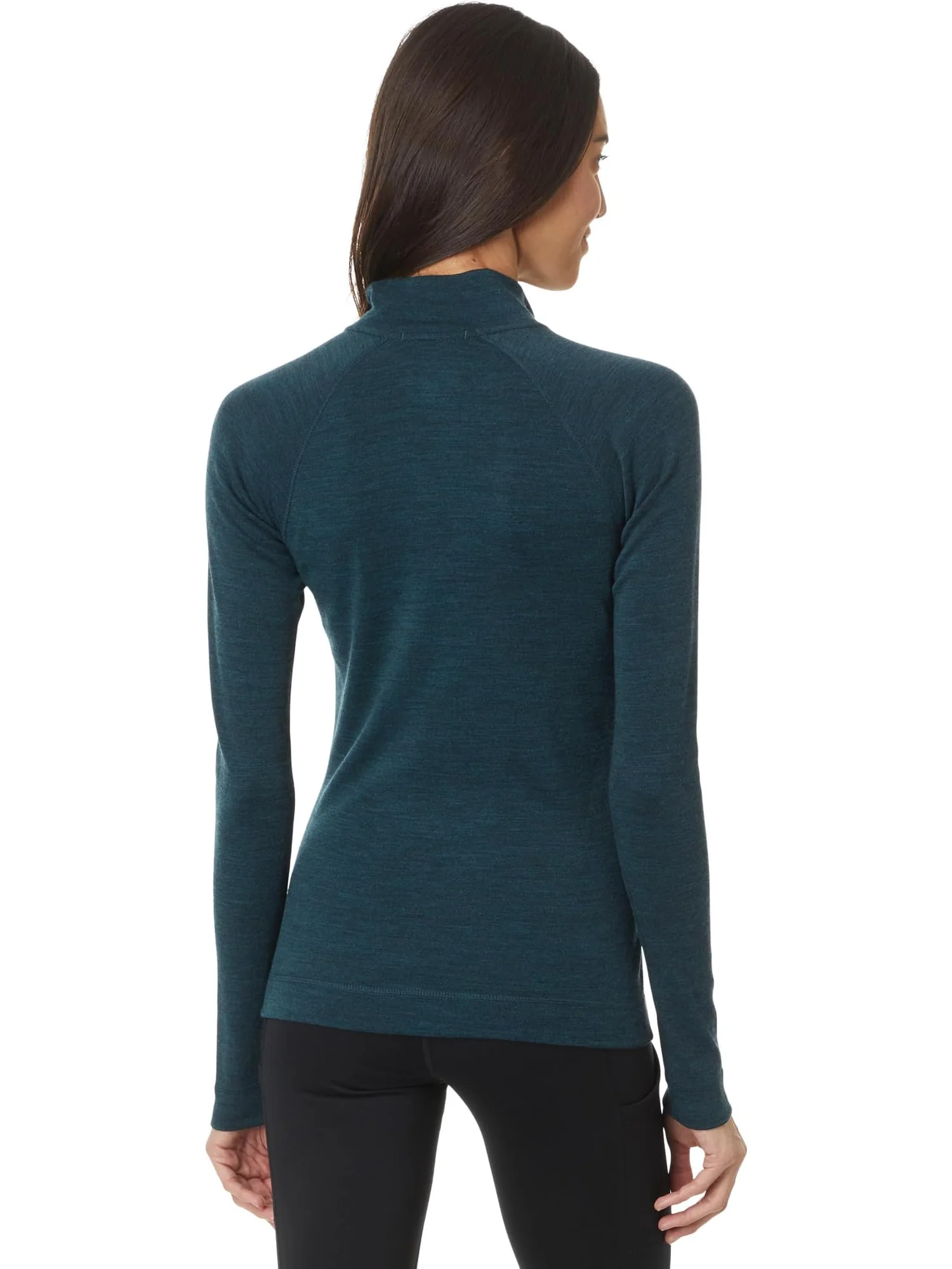 Базовый слой Smartwool Classic Thermal Merino Base Layer 1/4 Zip — изображение 2 из 4, синий