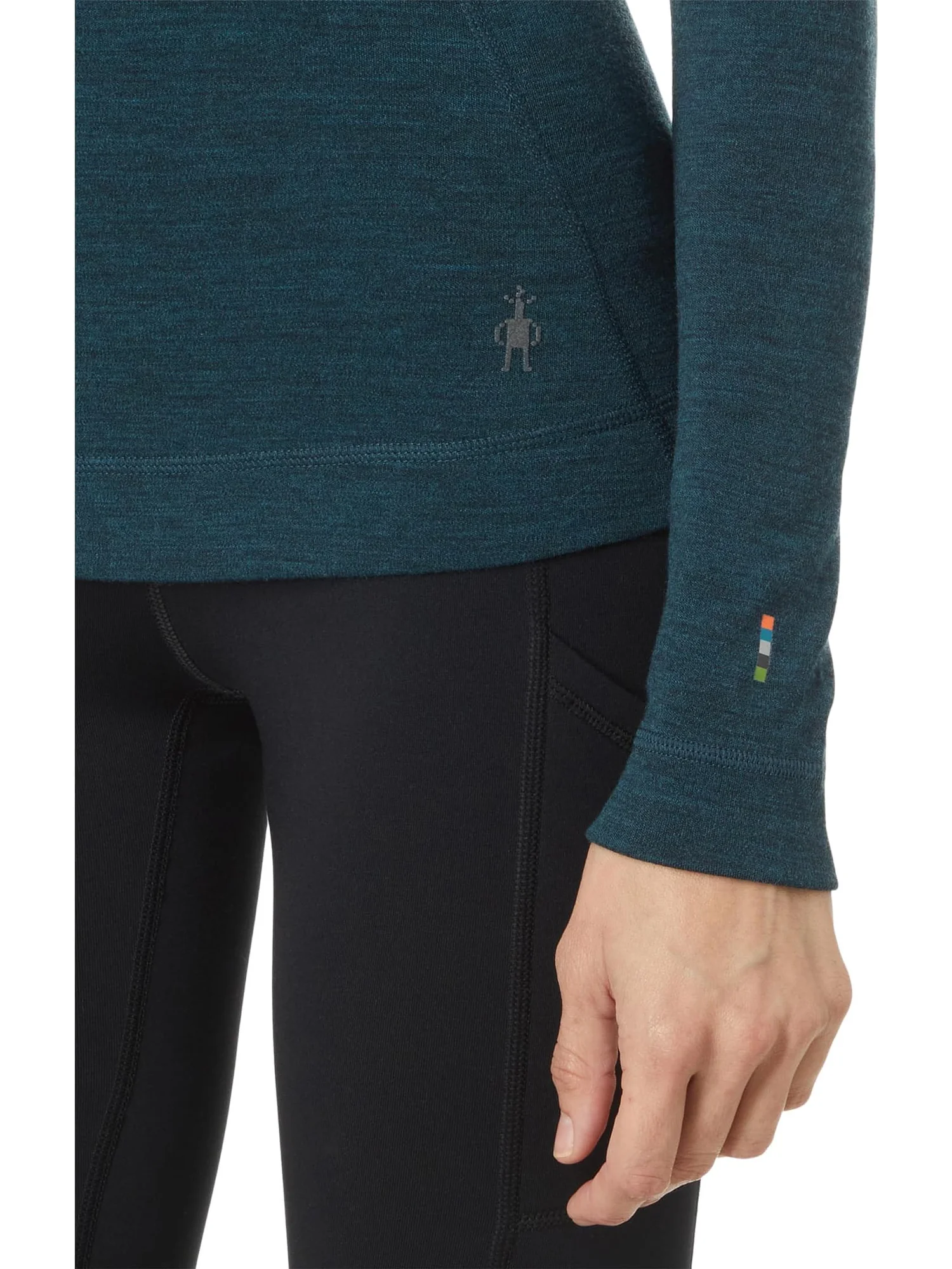 Базовый слой Smartwool Classic Thermal Merino Base Layer 1/4 Zip — изображение 3 из 4, синий