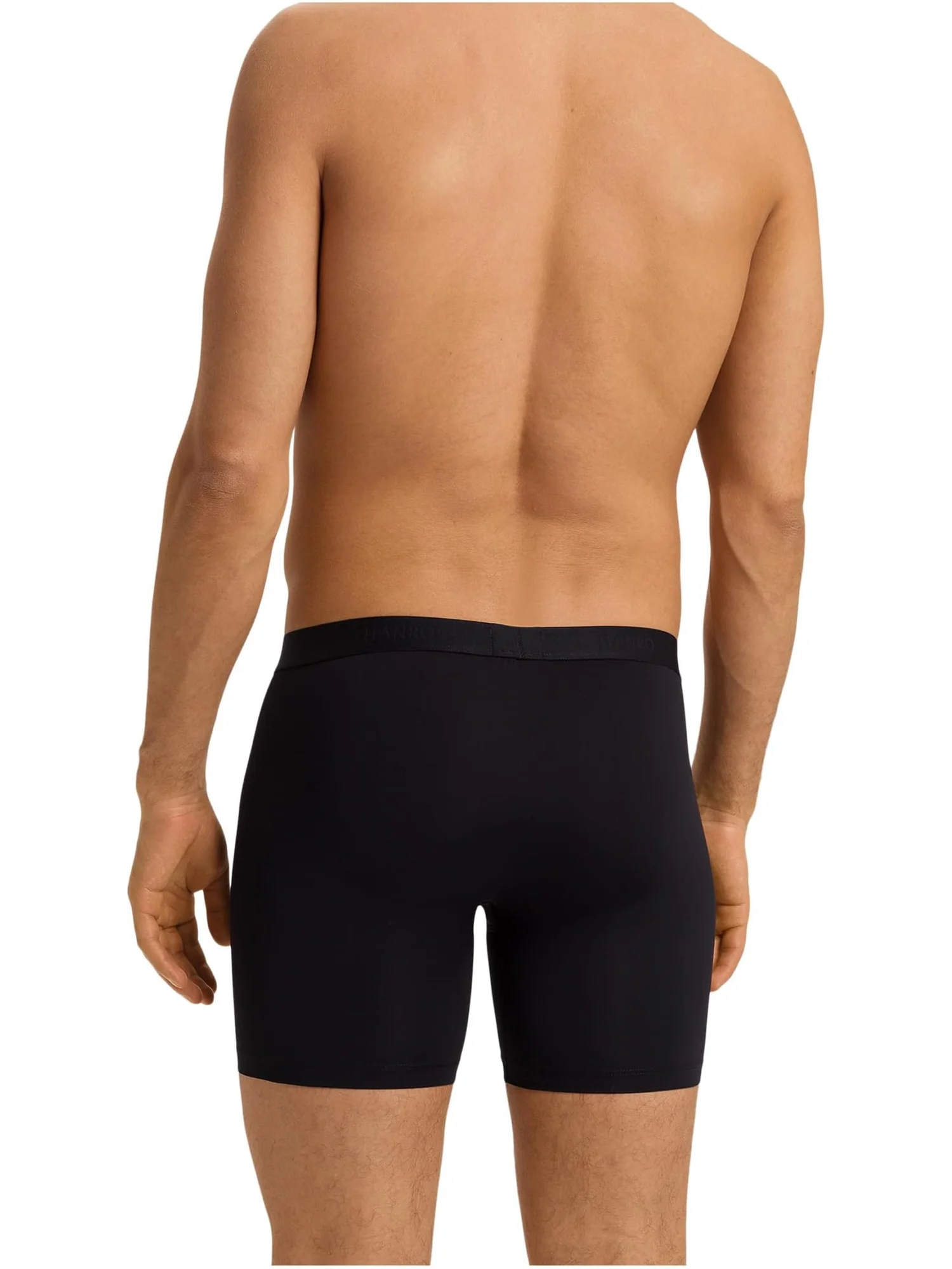 Боксеры Hanro Micro Touch Long Leg Boxer Brief — изображение 2 из 2, черный