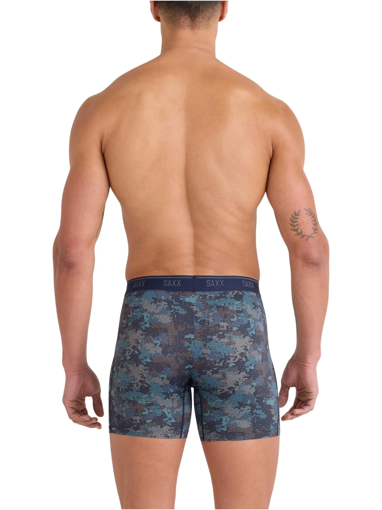 Боксеры SAXX UNDERWEAR Quest Quick-Dry Mesh Boxer Brief Fly 2-Pack — изображение 3 из 3, черный
