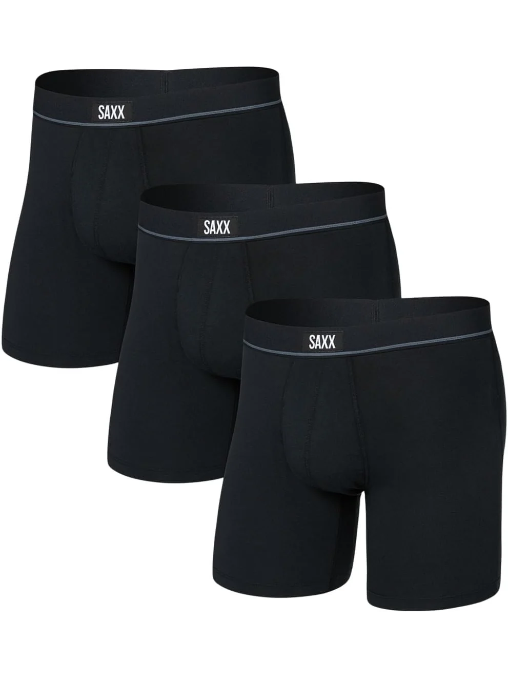 Боксеры SAXX UNDERWEAR Essential Performance Mesh Boxer Brief Fly 3-Pack